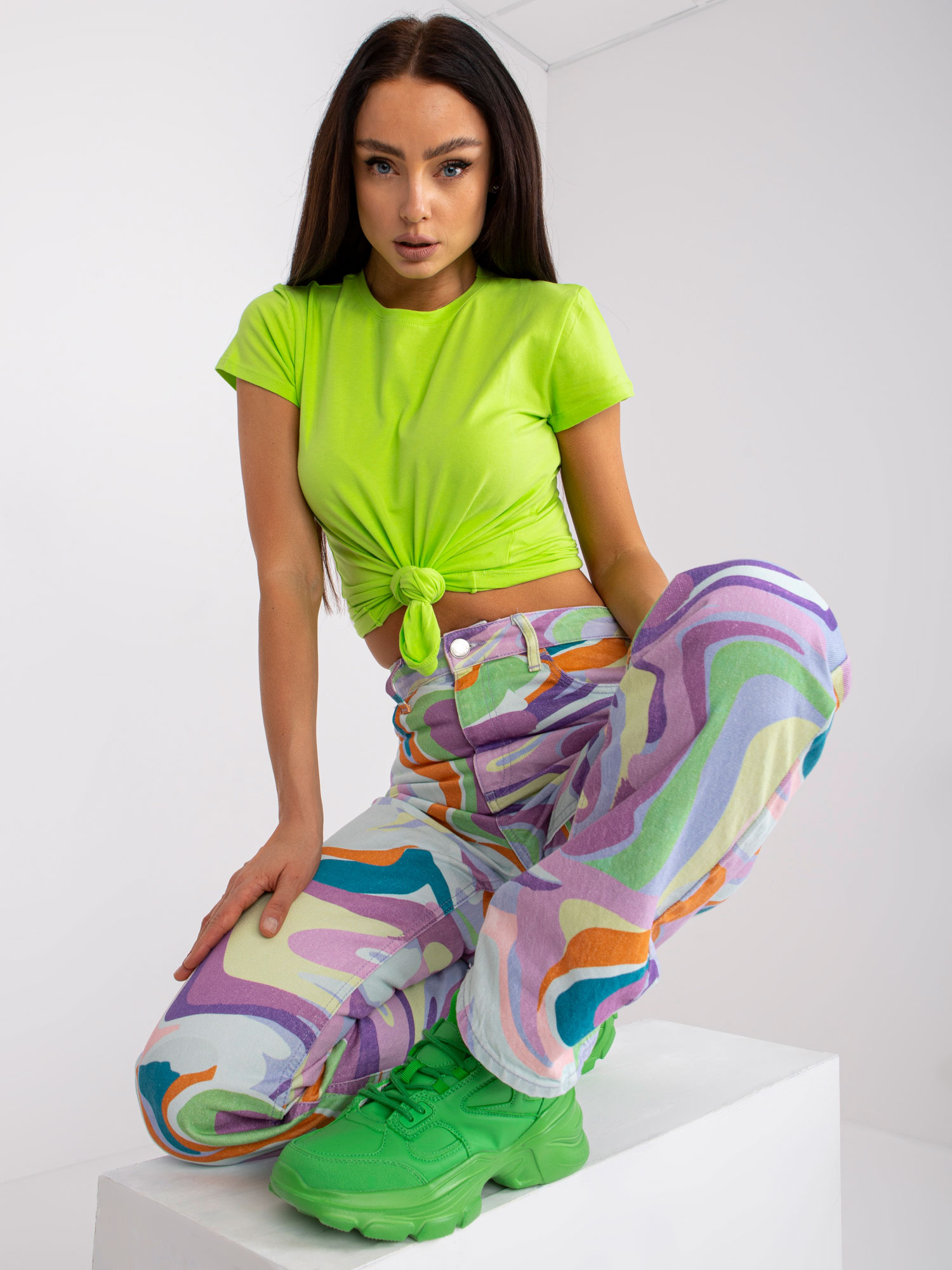 T-shirt Fluo zielony - obrazek 9