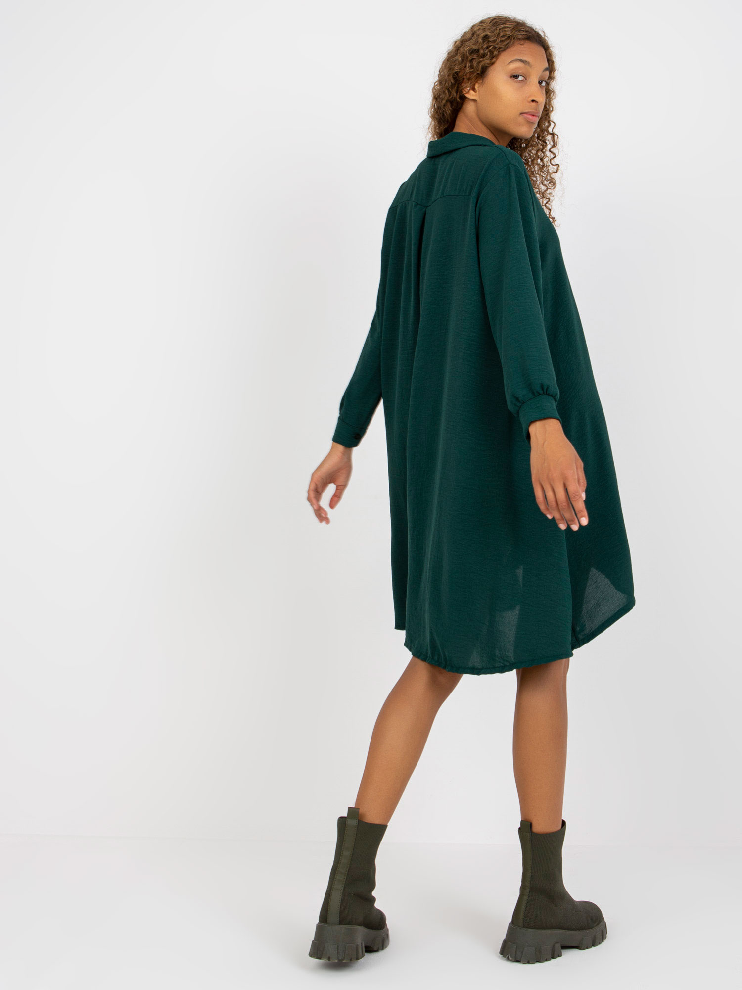 Sukienka Ciemny zielony - obrazek 2