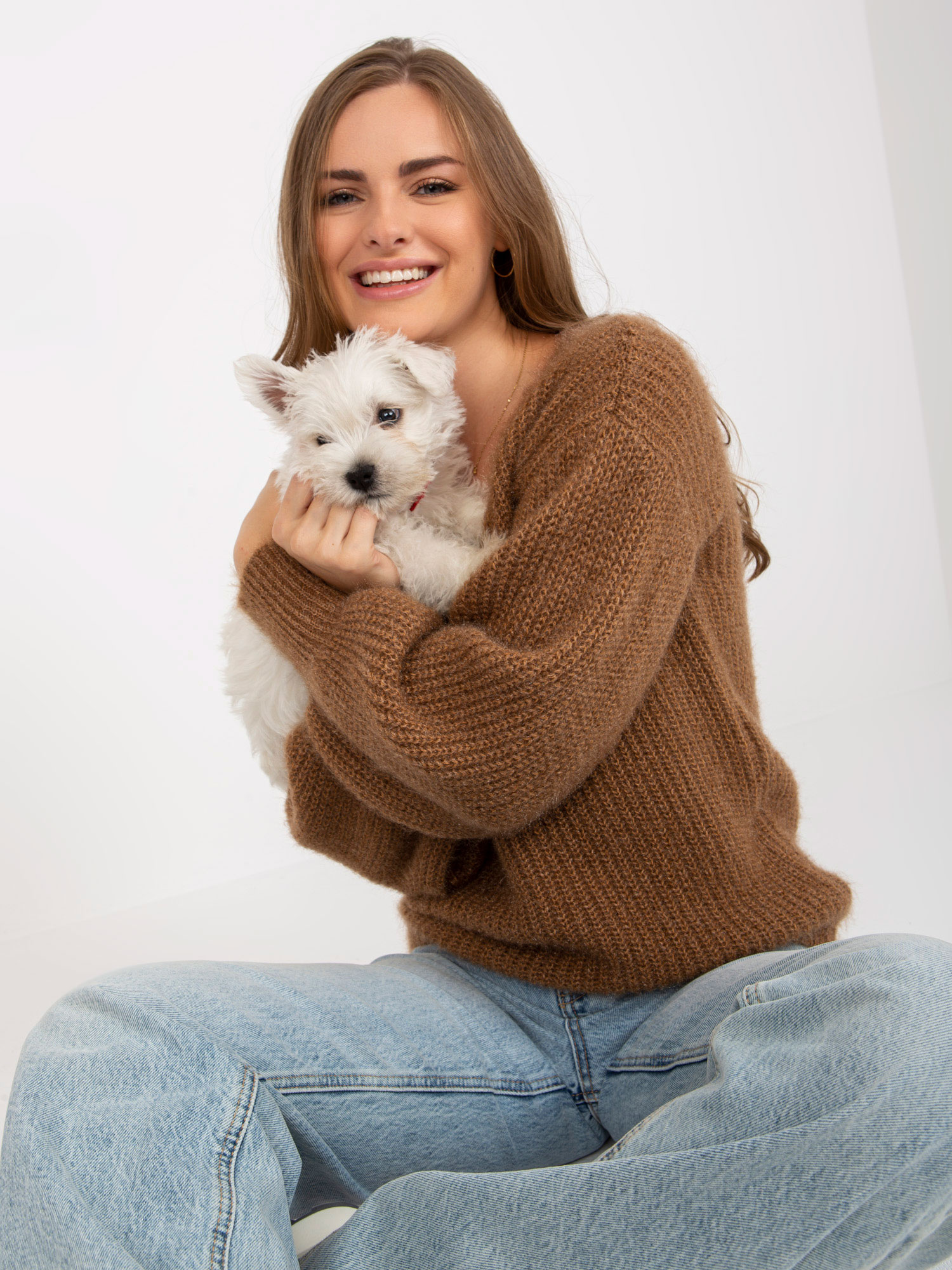 Sweter Brązowy - obrazek 2