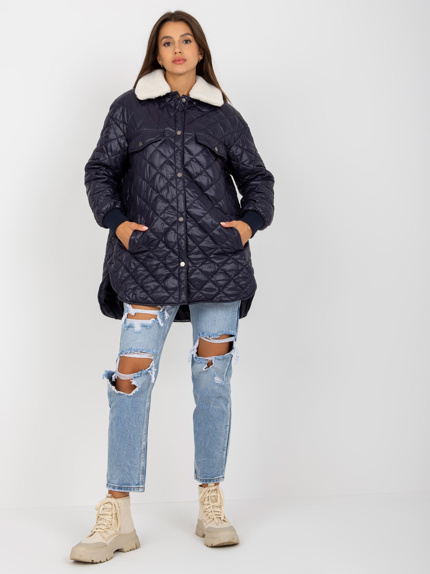 Kurtka Granatowy - obrazek 2