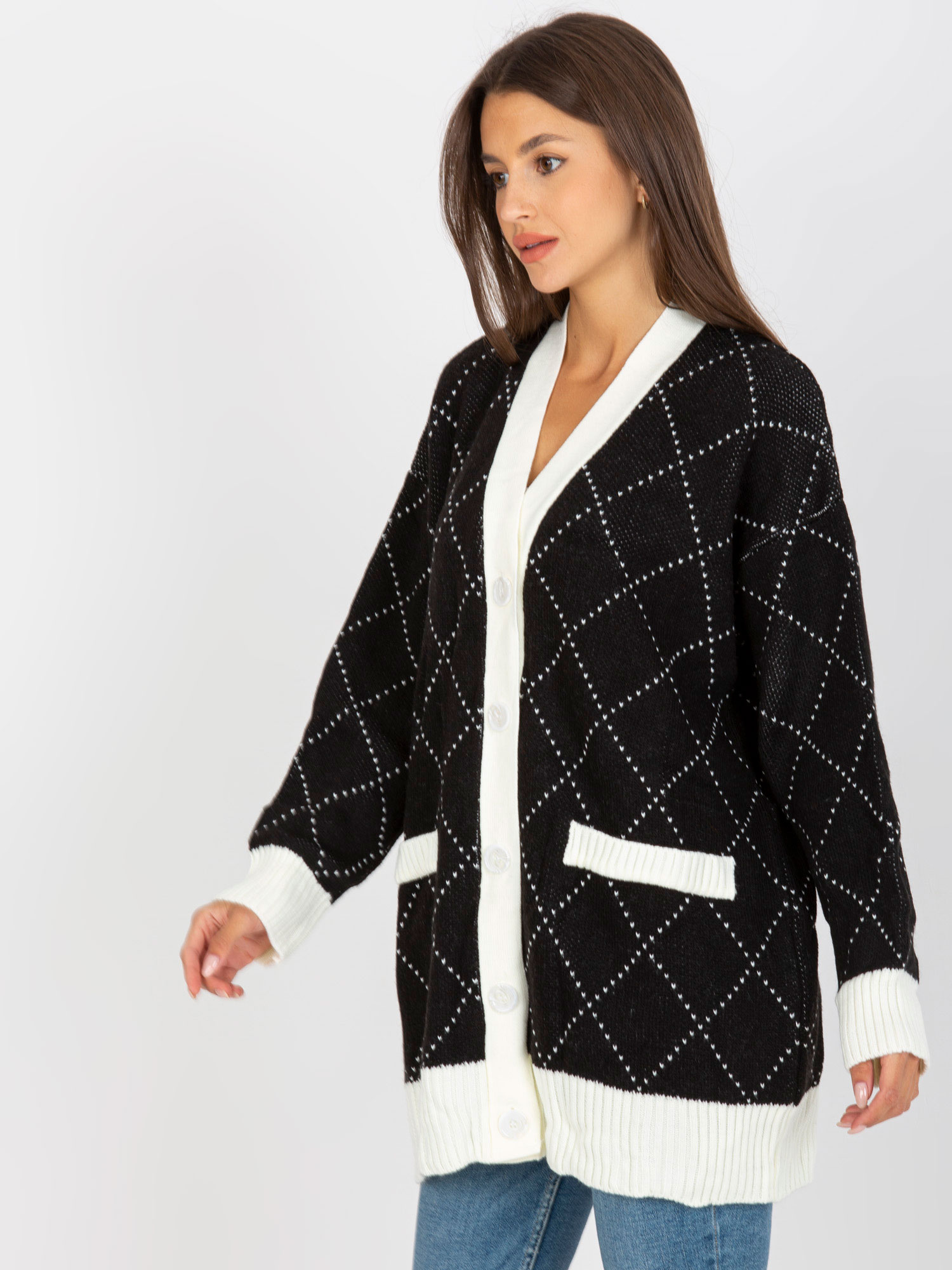 Sweter Czarny - obrazek 2