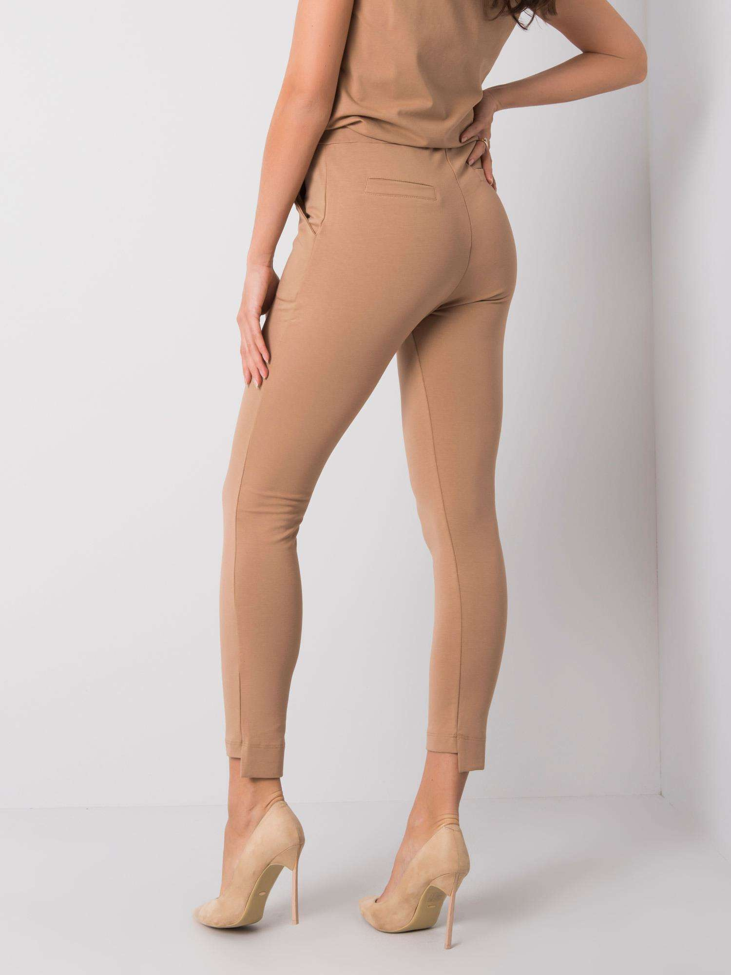 Spodnie dresowe Camelowy - obrazek 2