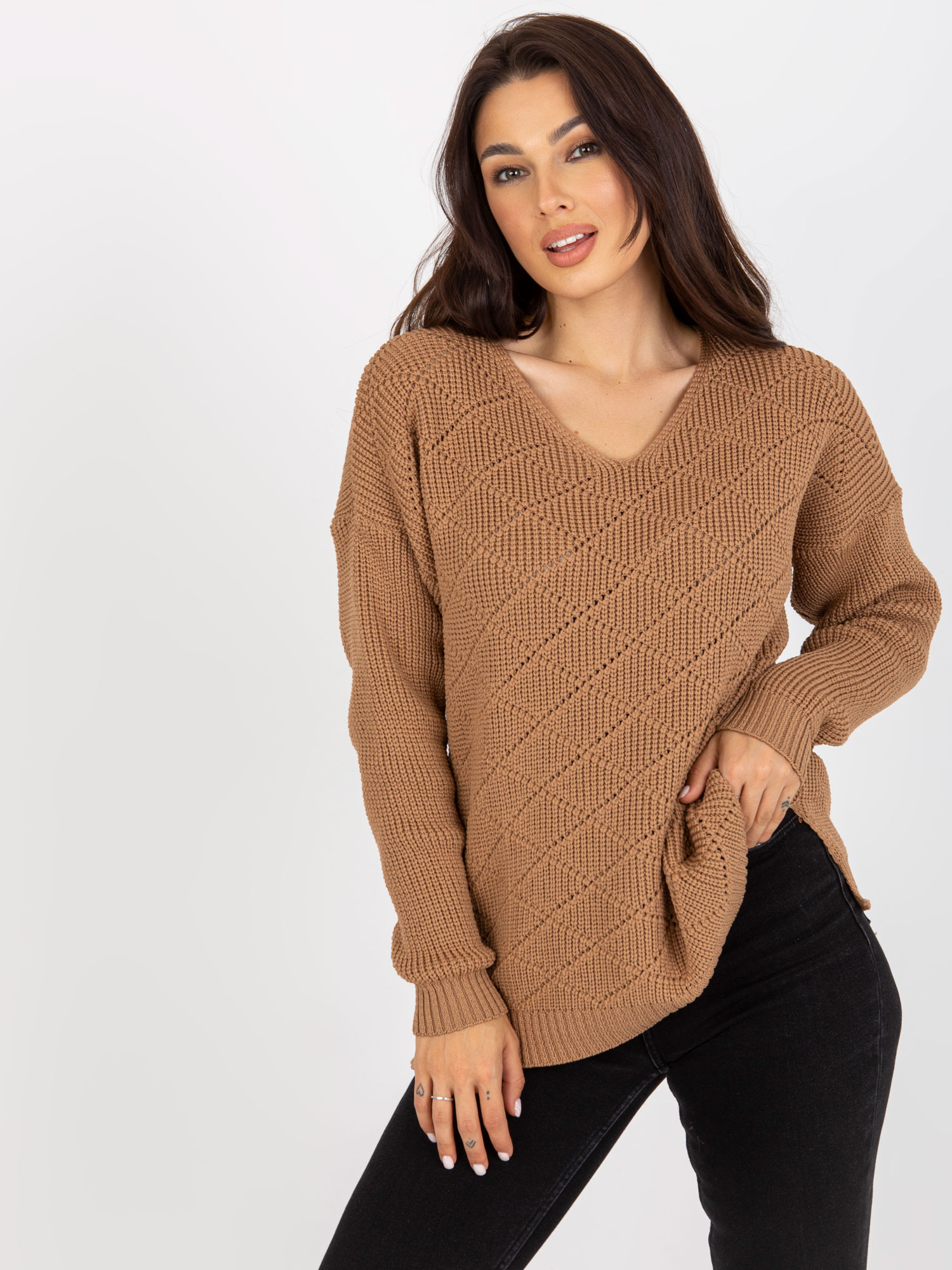 Sweter Camelowy - obrazek 2
