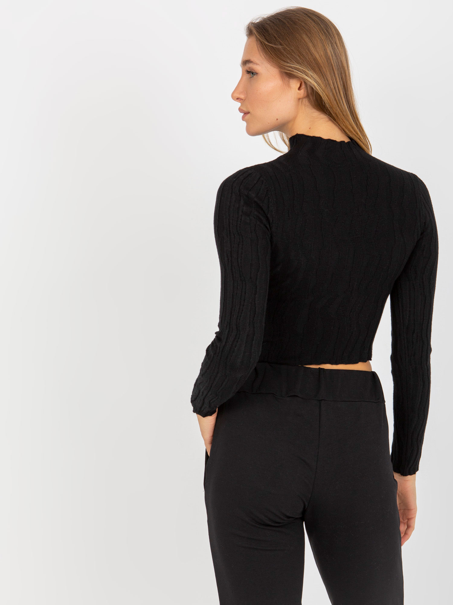 Sweter Czarny - obrazek 2