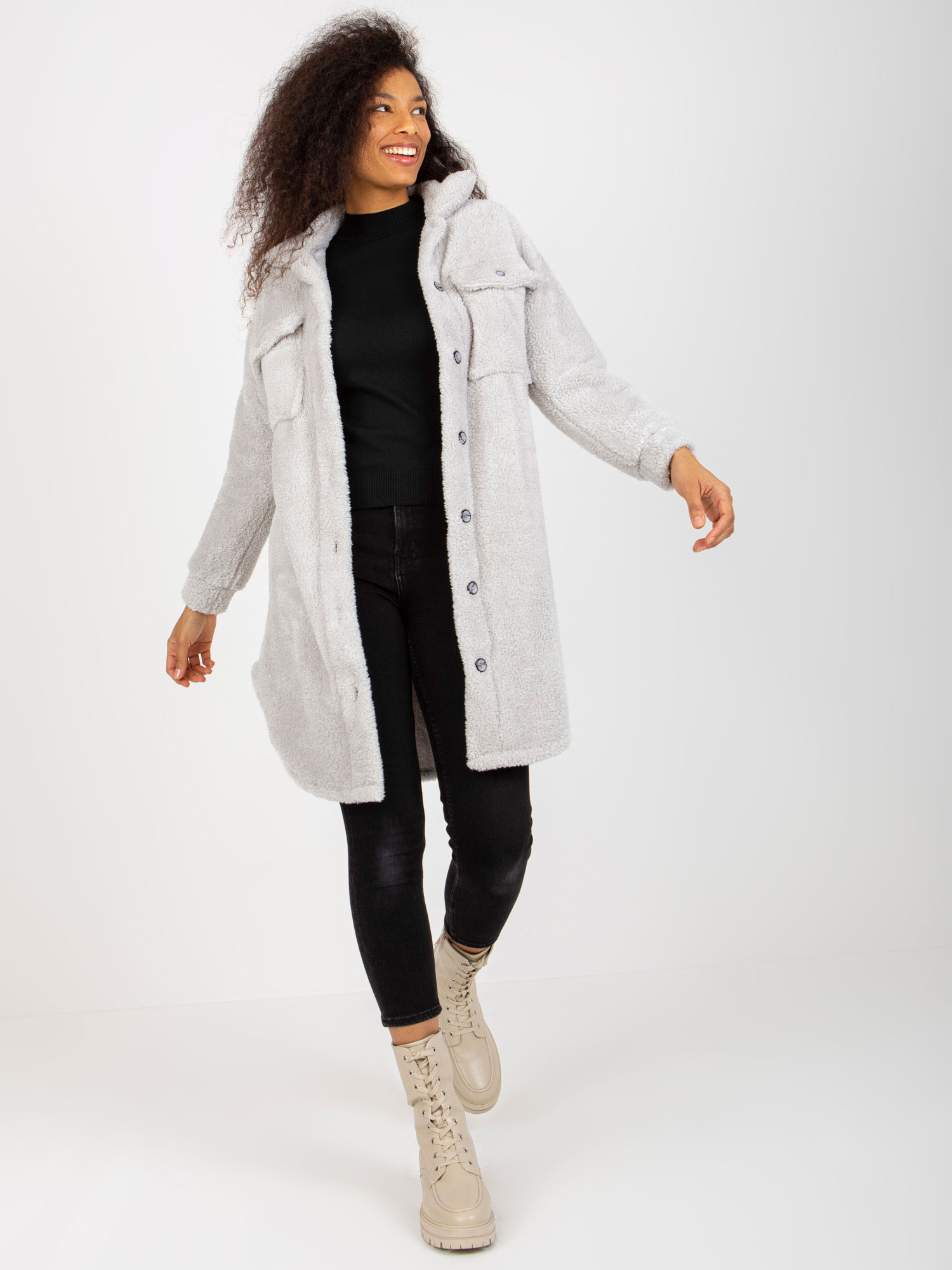 Koszula Jasny szary - obrazek 2