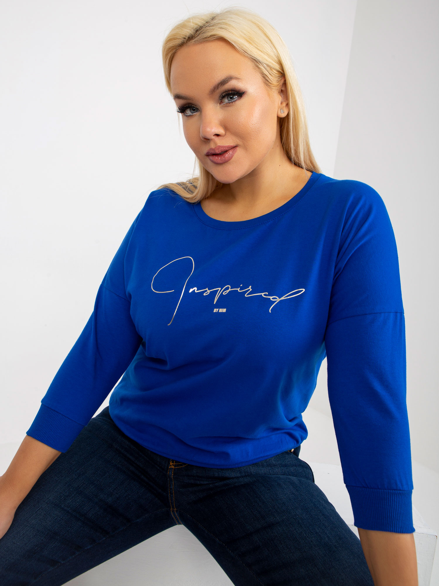 Bluzka Ciemny niebieski - obrazek 2