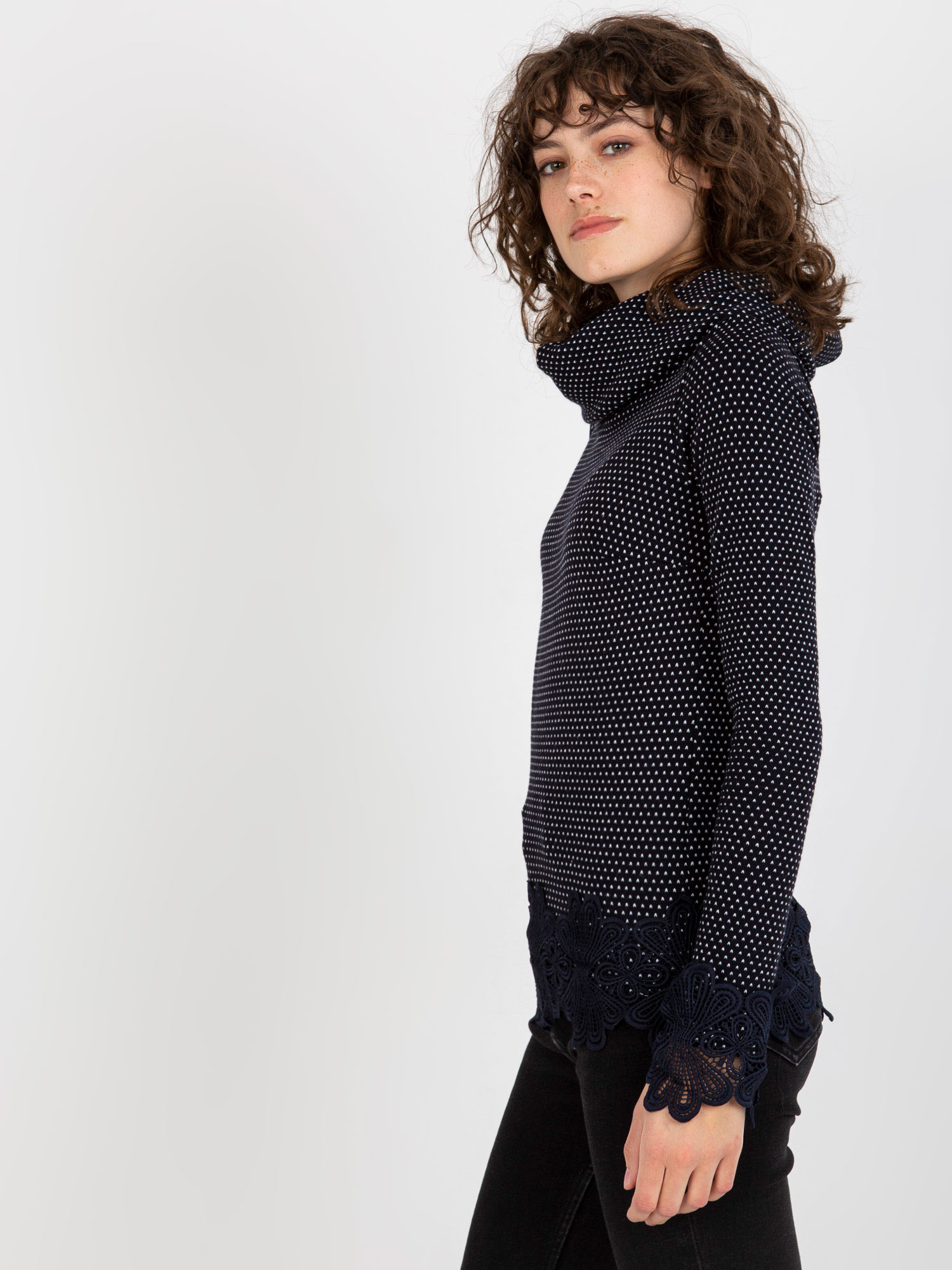 Sweter Granatowy - obrazek 2