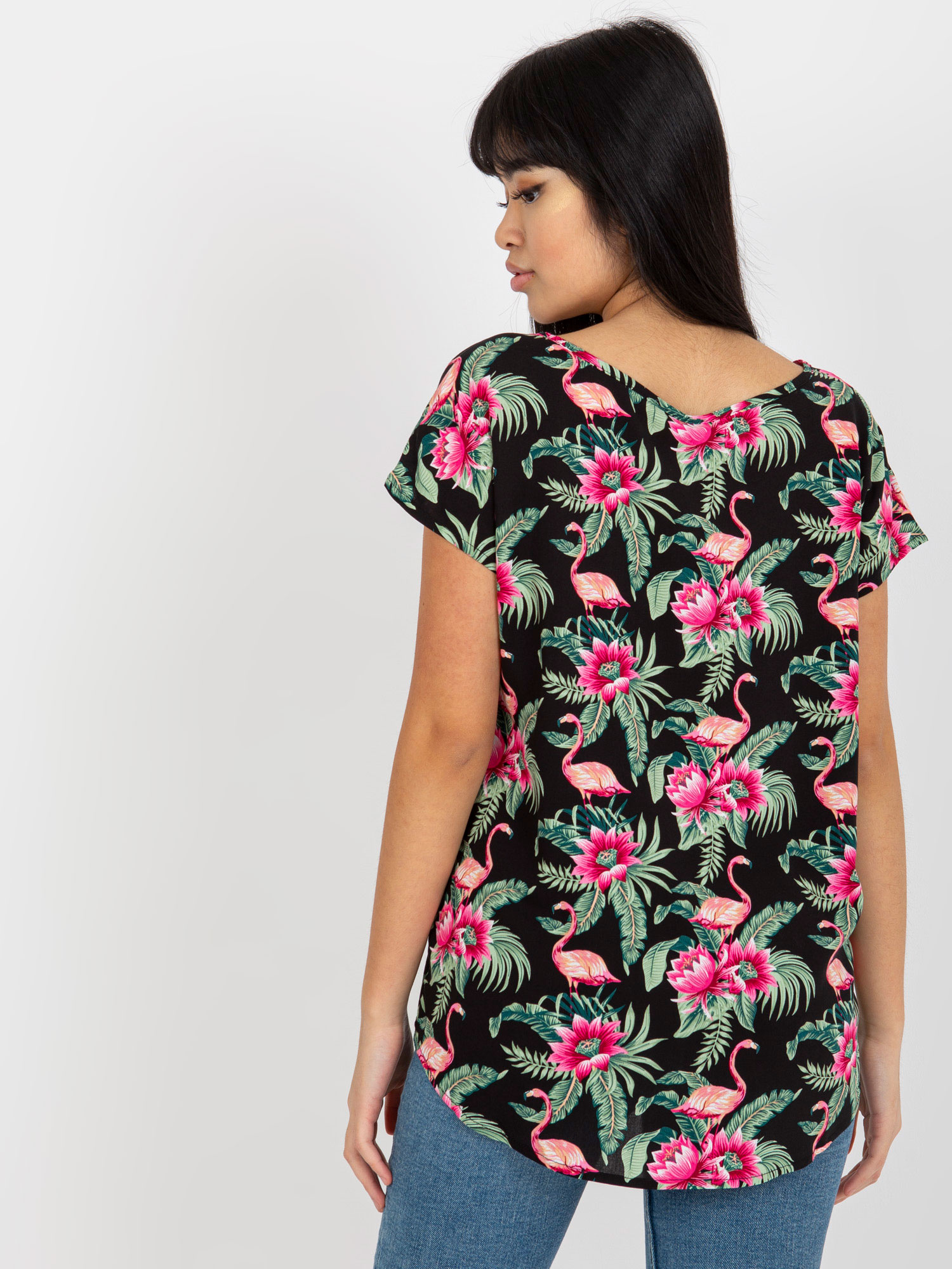 Bluzka Czarno-zielony - obrazek 2