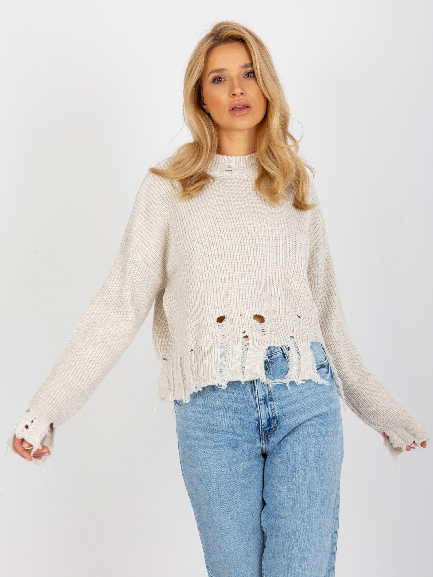 Sweter Beżowy - obrazek 2