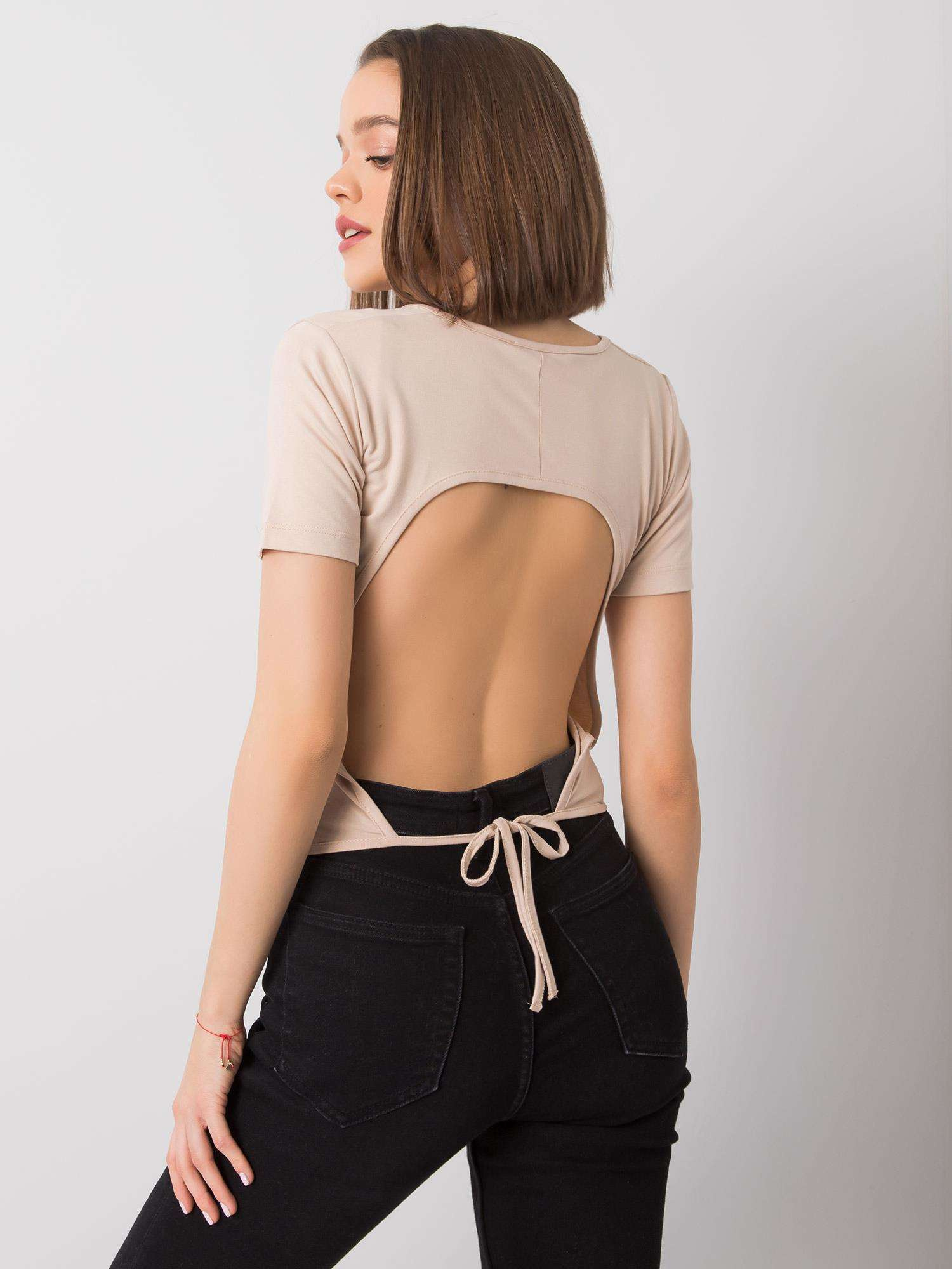 Bluzka Beżowy - obrazek 2