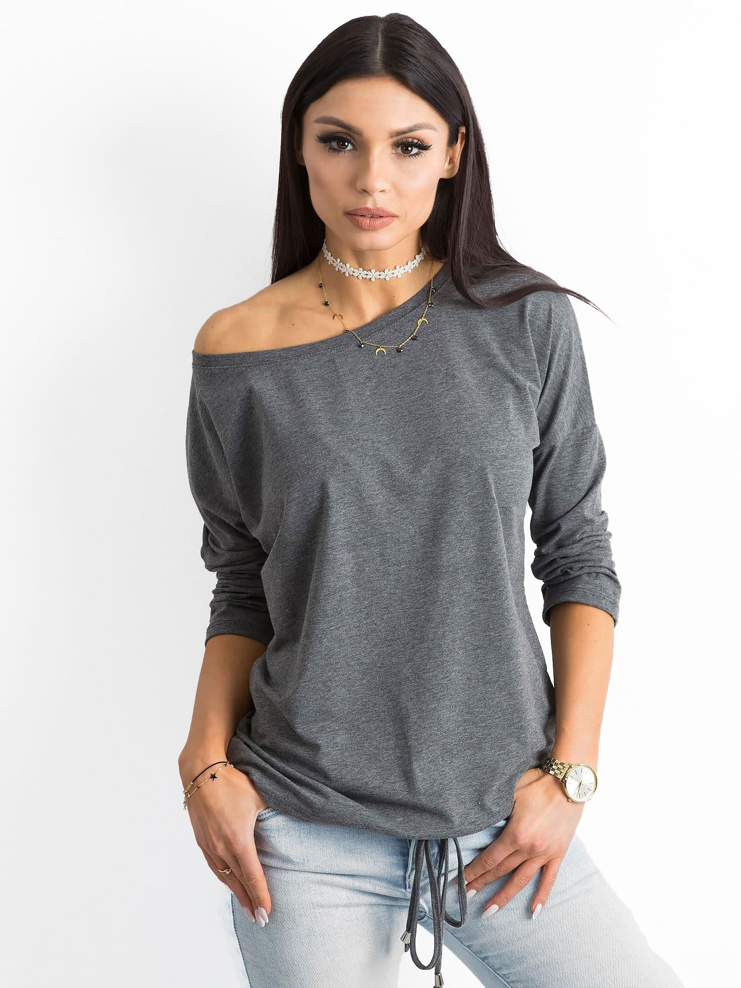 Bluzka Ciemny szary - obrazek 2