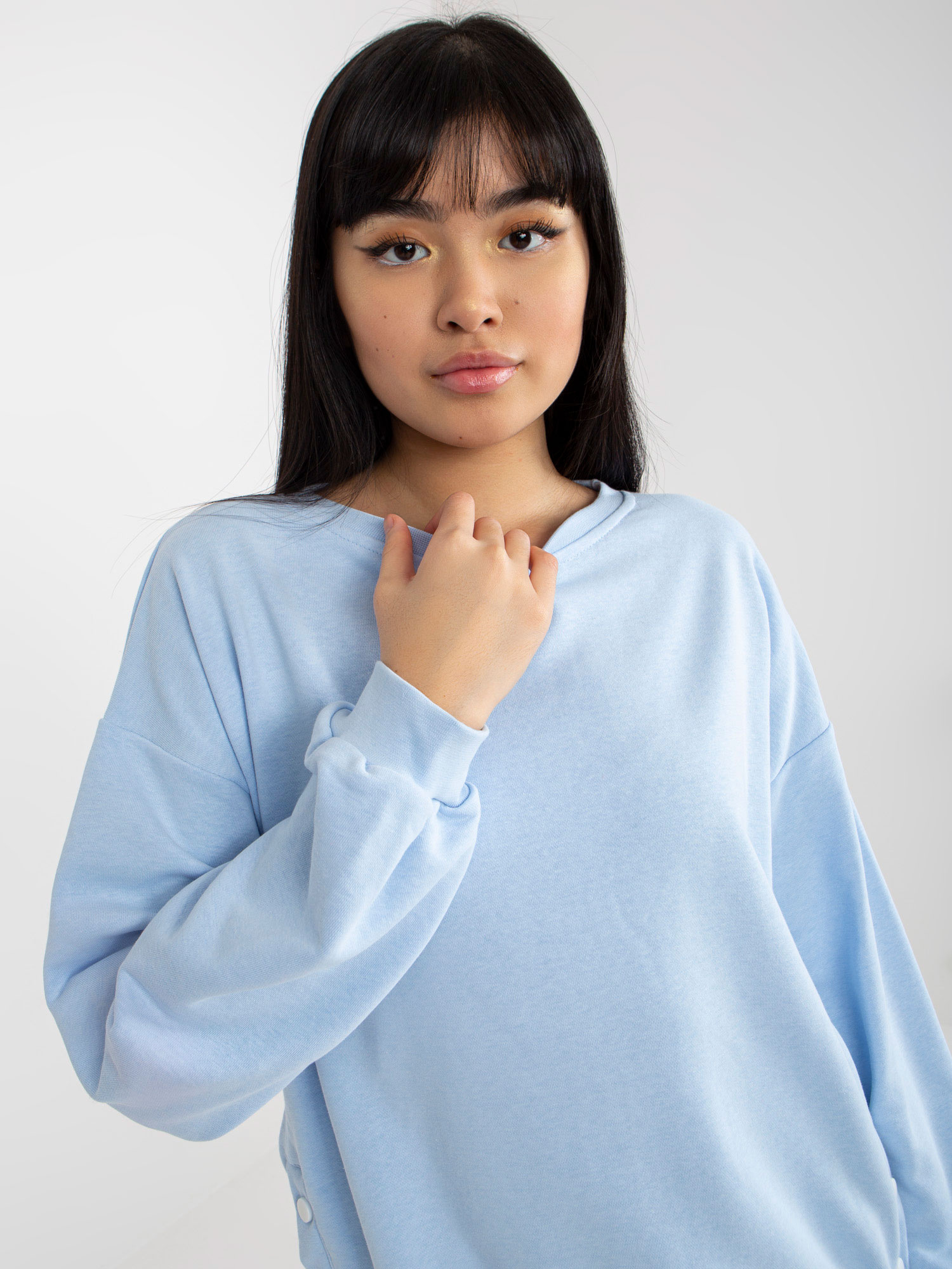 Bluza Jasny niebieski - obrazek 2