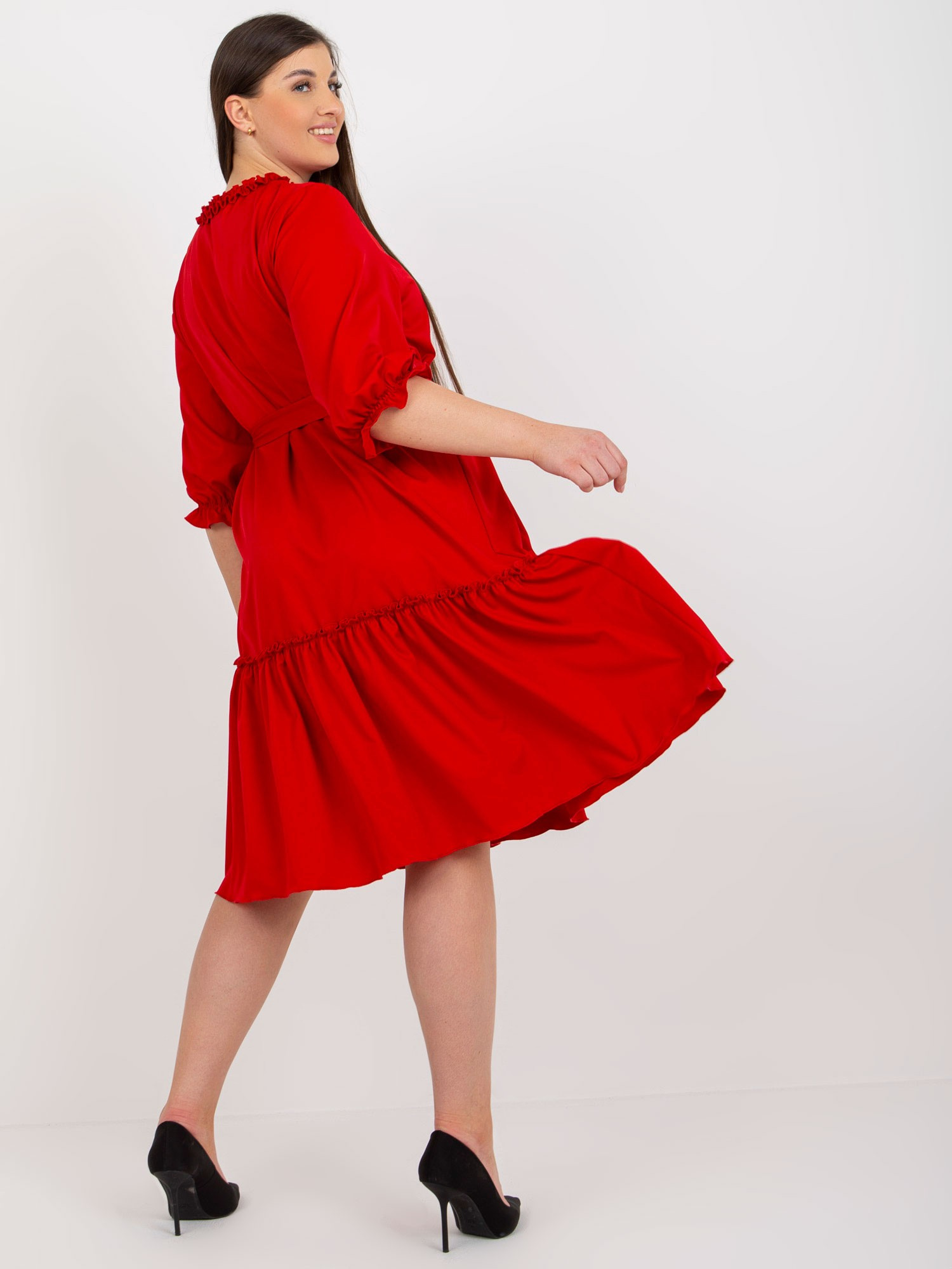 Sukienka Czerwony - obrazek 2