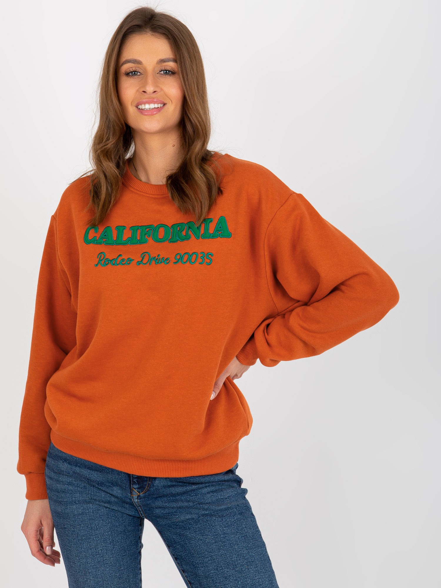 Bluza Ciemny pomarańczowy - obrazek 2