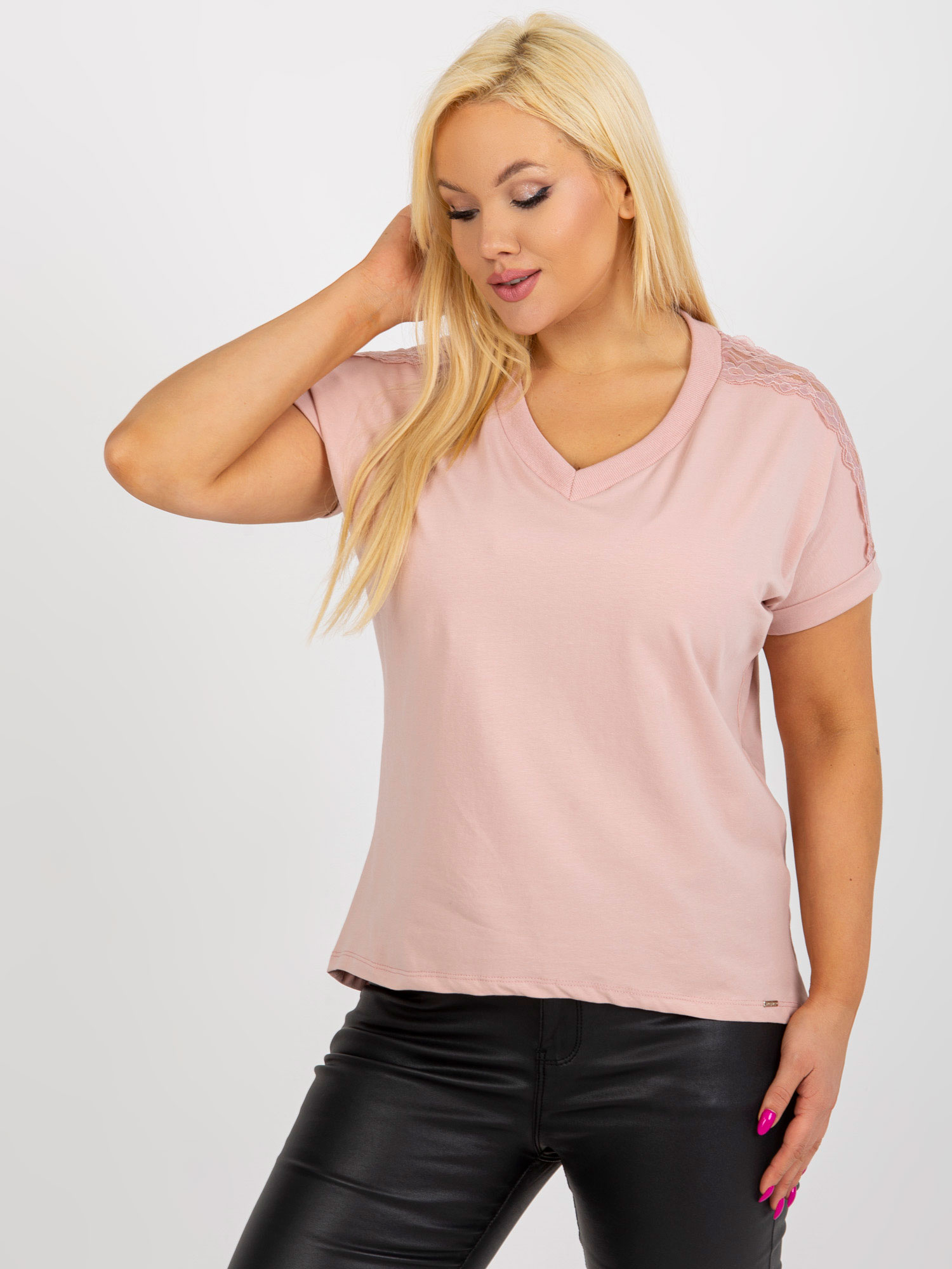 Bluzka Jasny różowy - obrazek 2