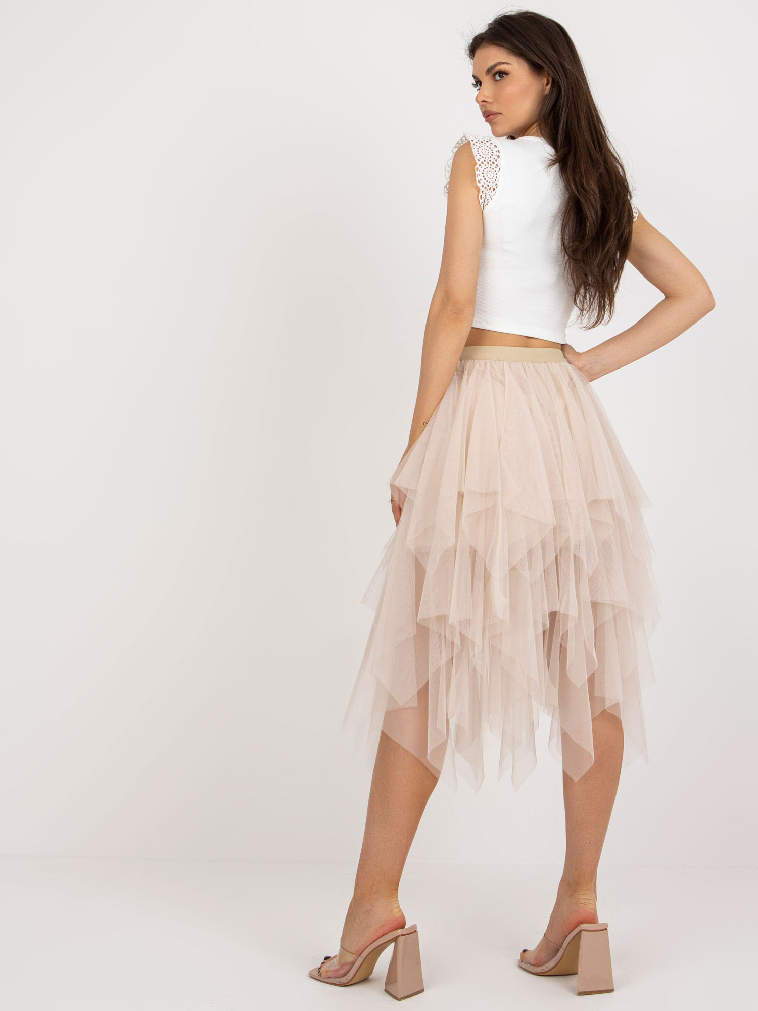 Spódnica Beżowy - obrazek 2