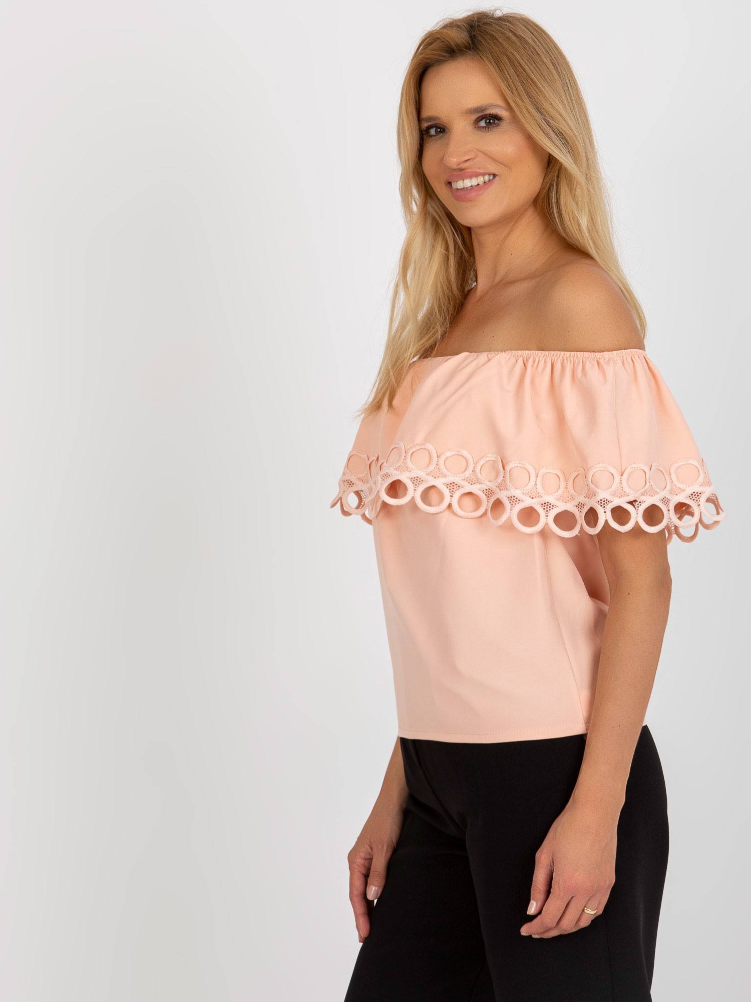 Bluzka Brzoskwiniowy - obrazek 2