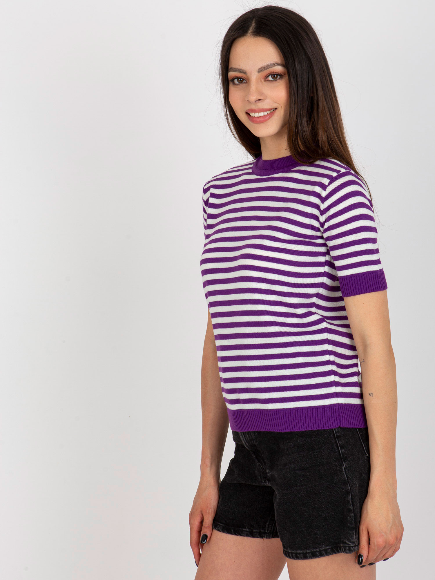 Bluzka Fioletowy - obrazek 2