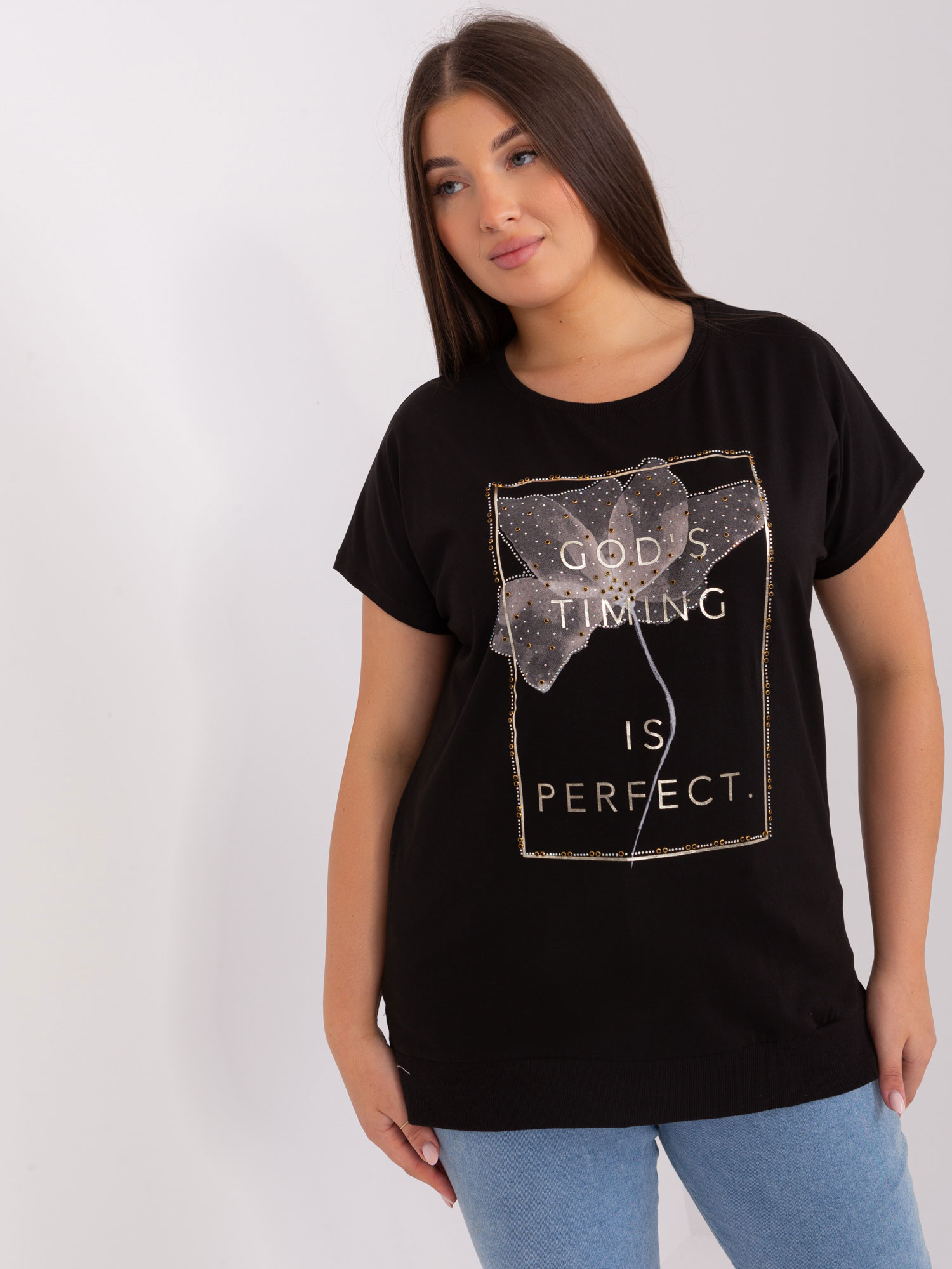 Bluzka Czarny - obrazek 2