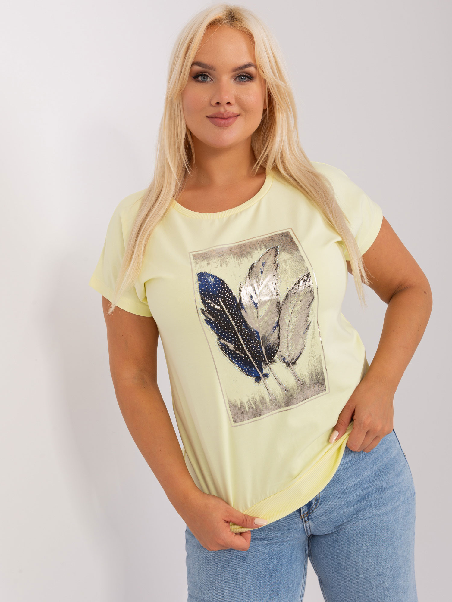 Bluzka Jasny żółty - obrazek 2