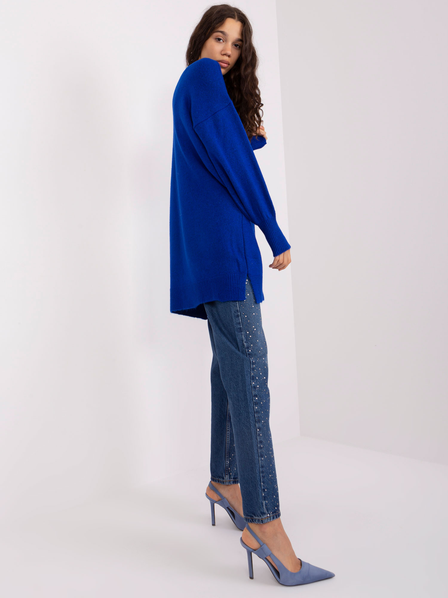 Sweter Kobaltowy - obrazek 2