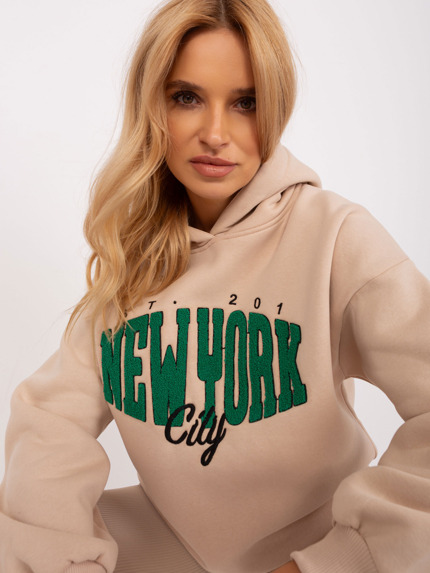 Bluza Beżowy - obrazek 2