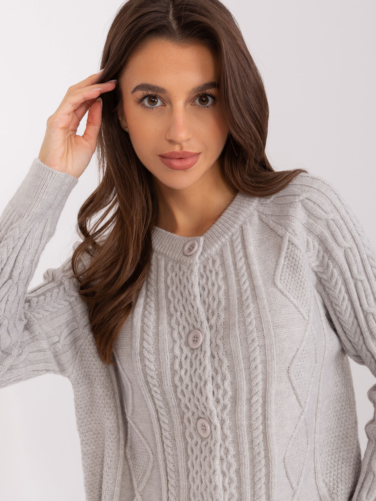 Sweter Szary - obrazek 2