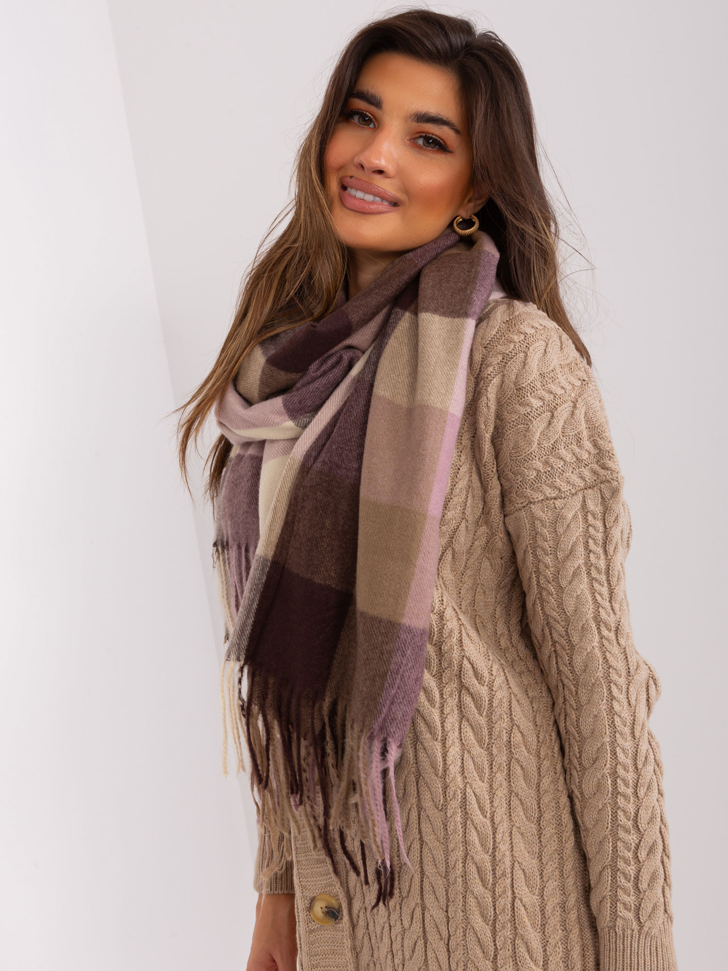 Szalik Fioletowy - obrazek 2