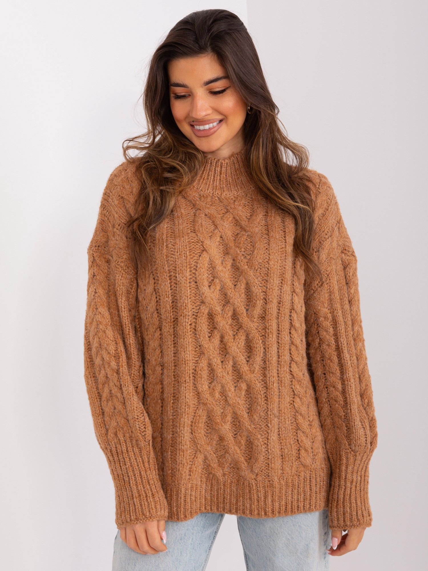 Sweter Camelowy - obrazek 2