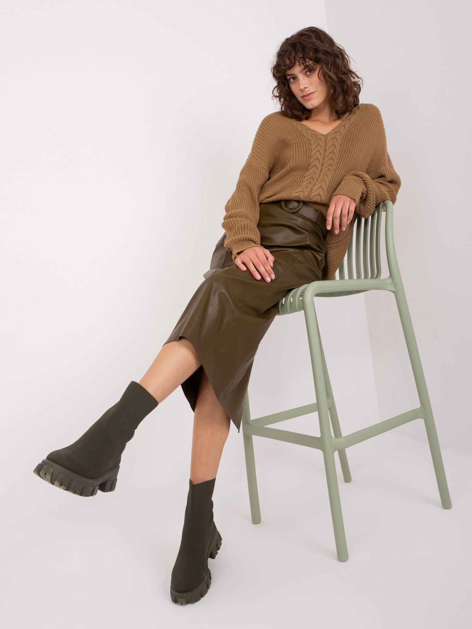 Sweter Camelowy - obrazek 2