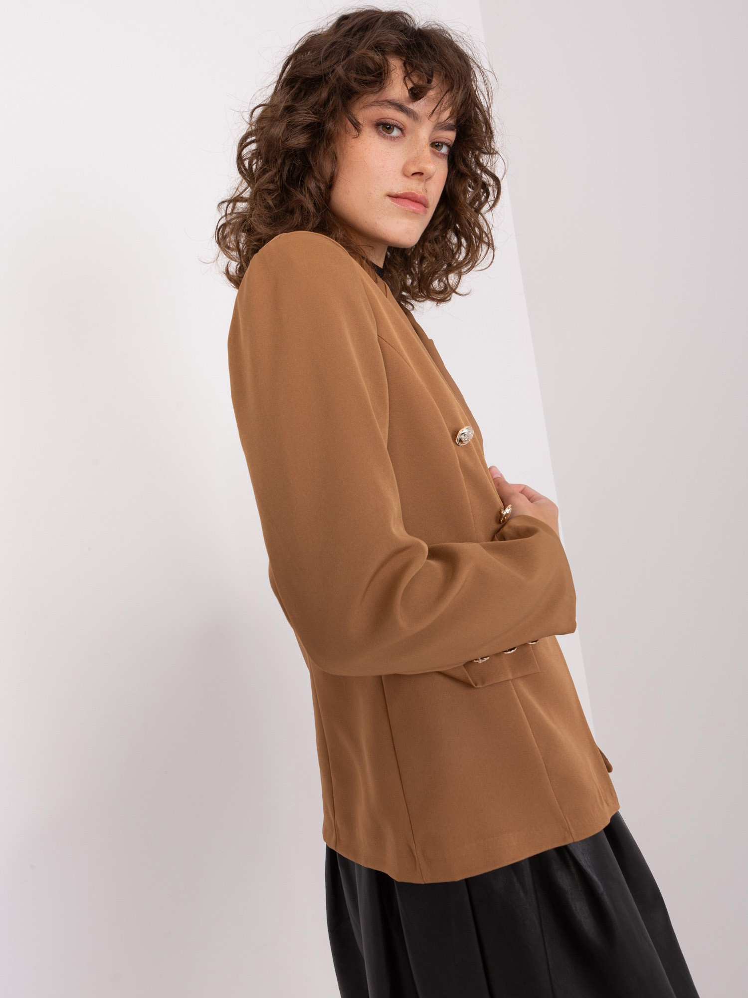 Żakiet Jasny brązowy - obrazek 2