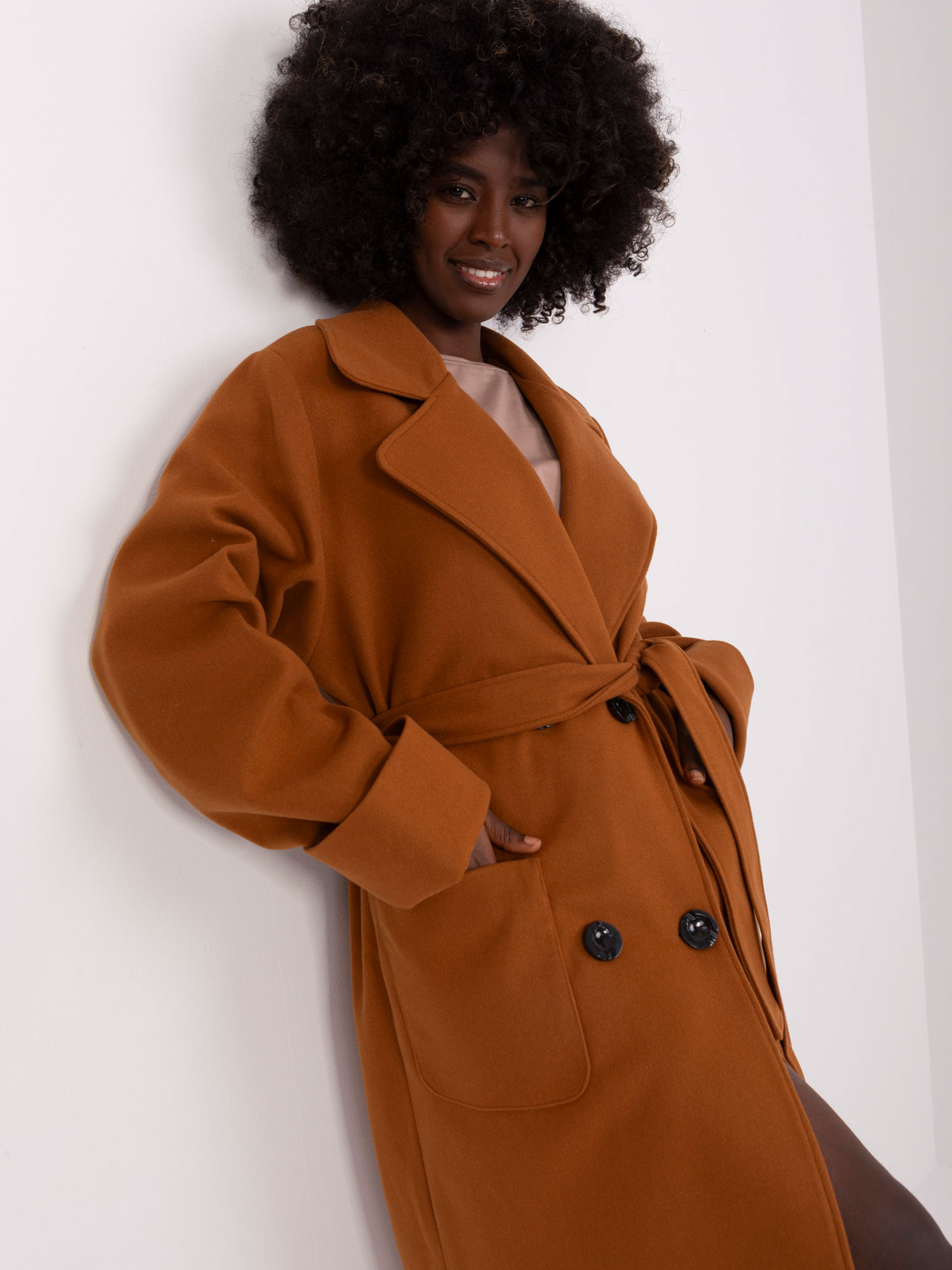 Płaszcz Jasny brązowy - obrazek 2