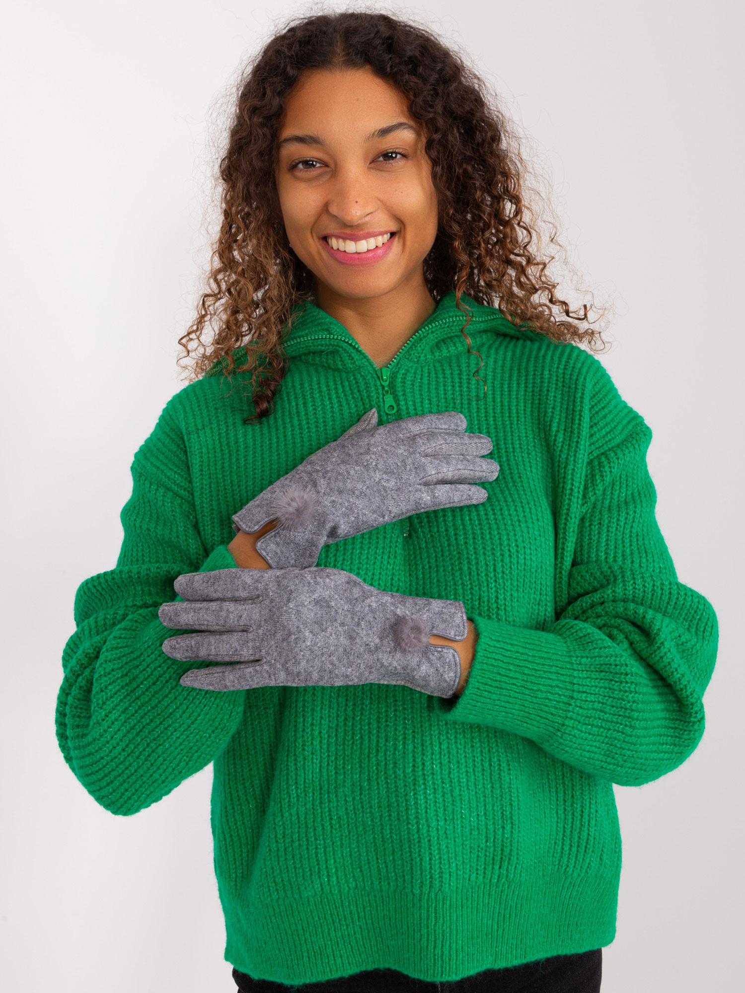 Rękawiczki Ciemny szary - obrazek 2