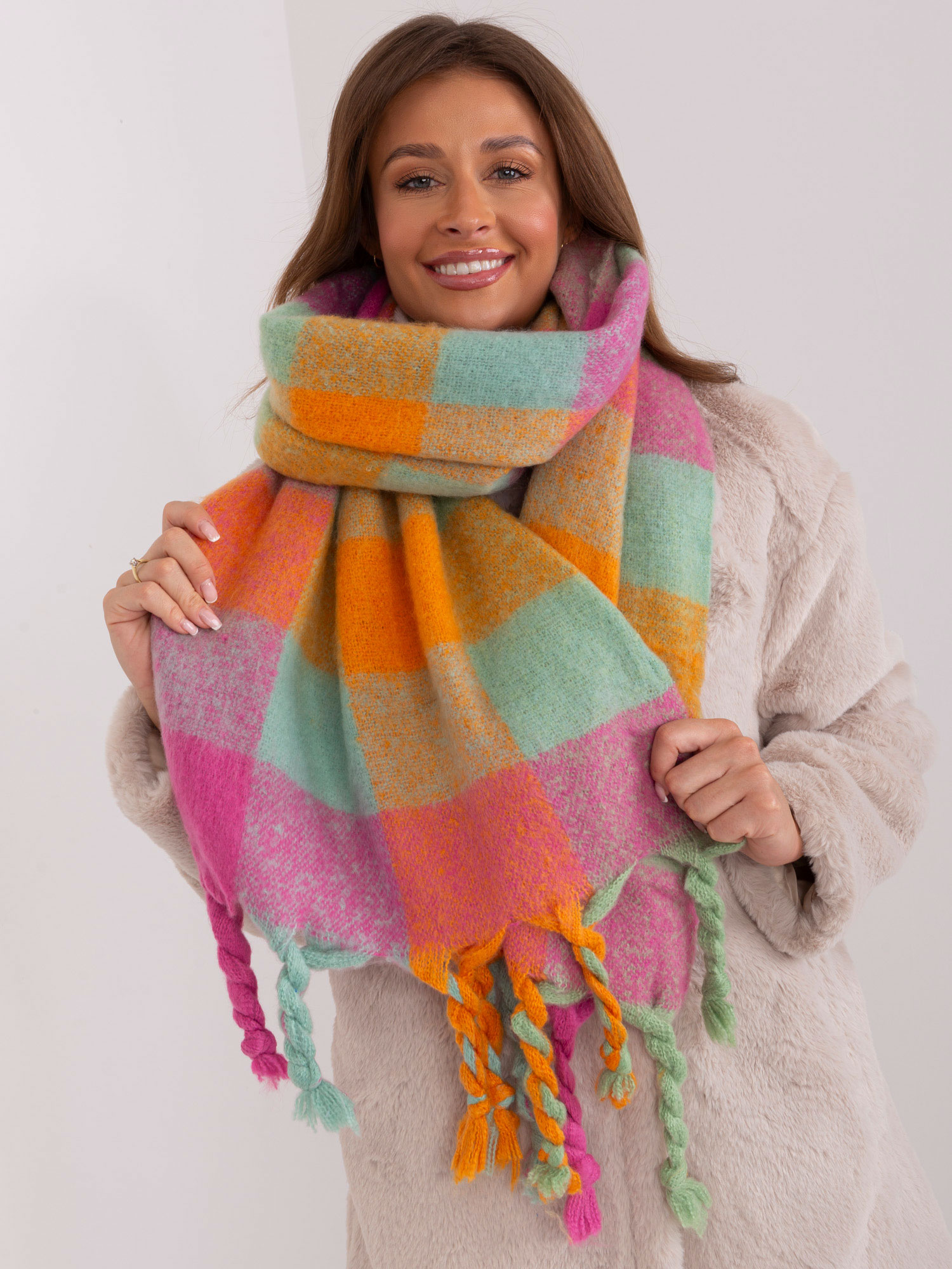 Szalik Różowy - obrazek 2