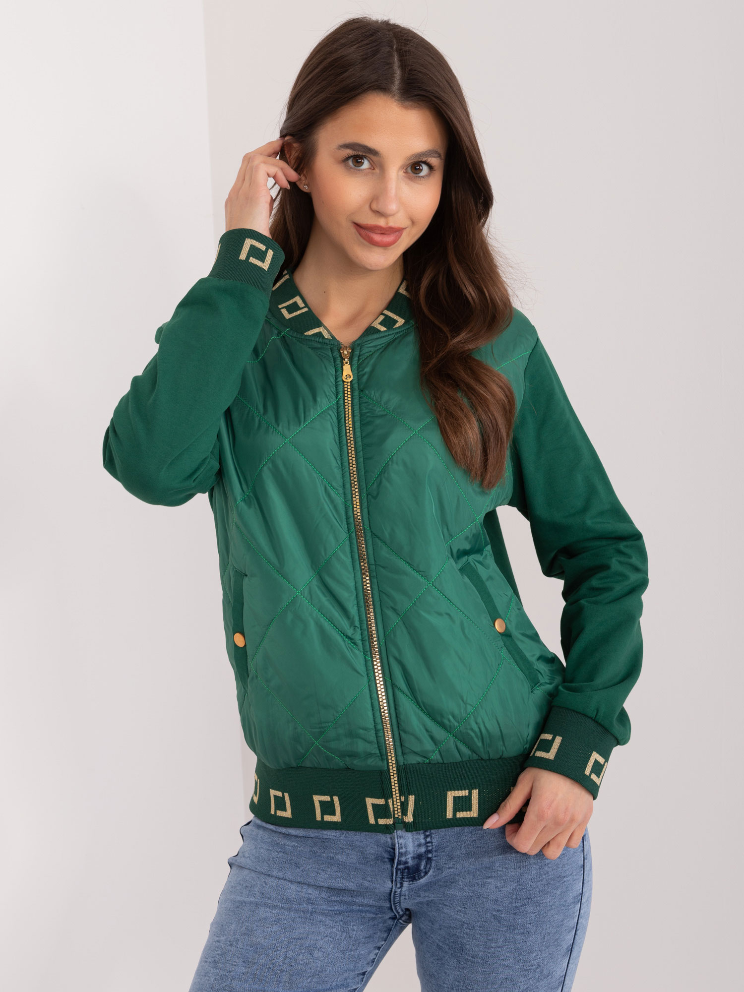 Bluza Ciemny zielony - obrazek 2