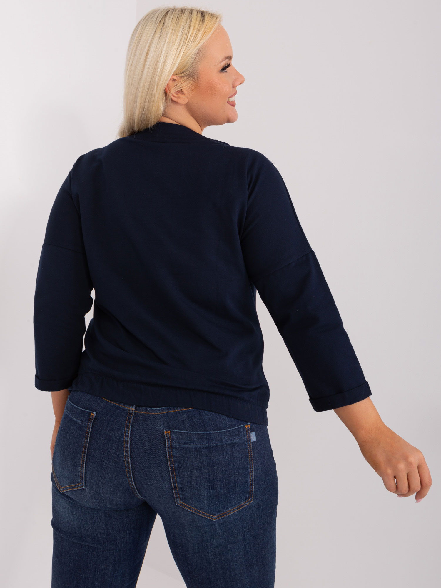 Bluzka Granatowy - obrazek 2
