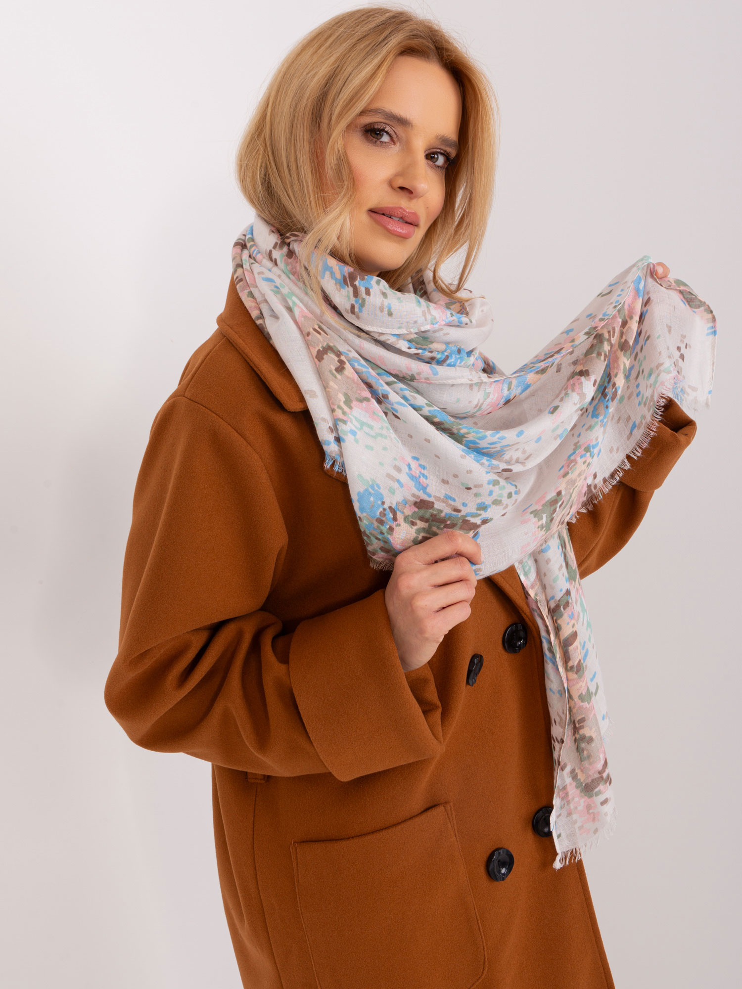 Chustka Beżowy - obrazek 2