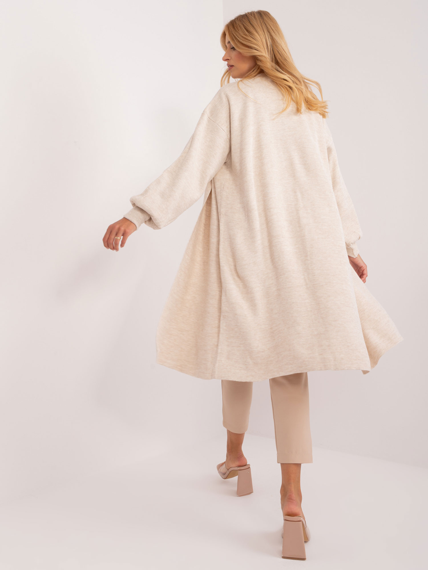 Kardigan Jasny beżowy - obrazek 2