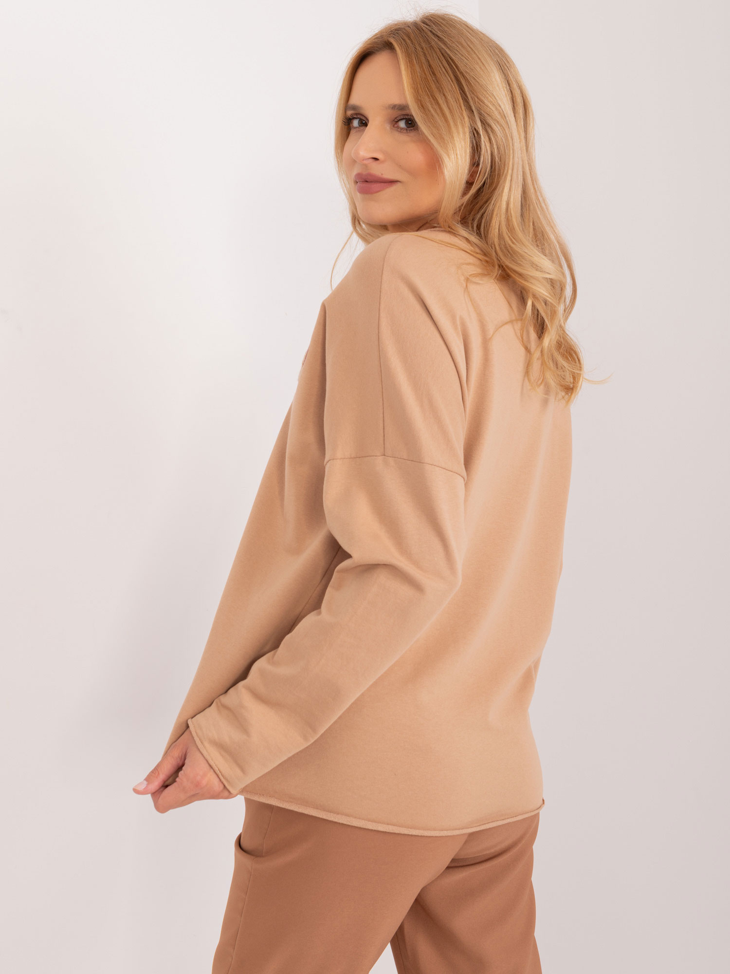 Bluzka Beżowy - obrazek 2