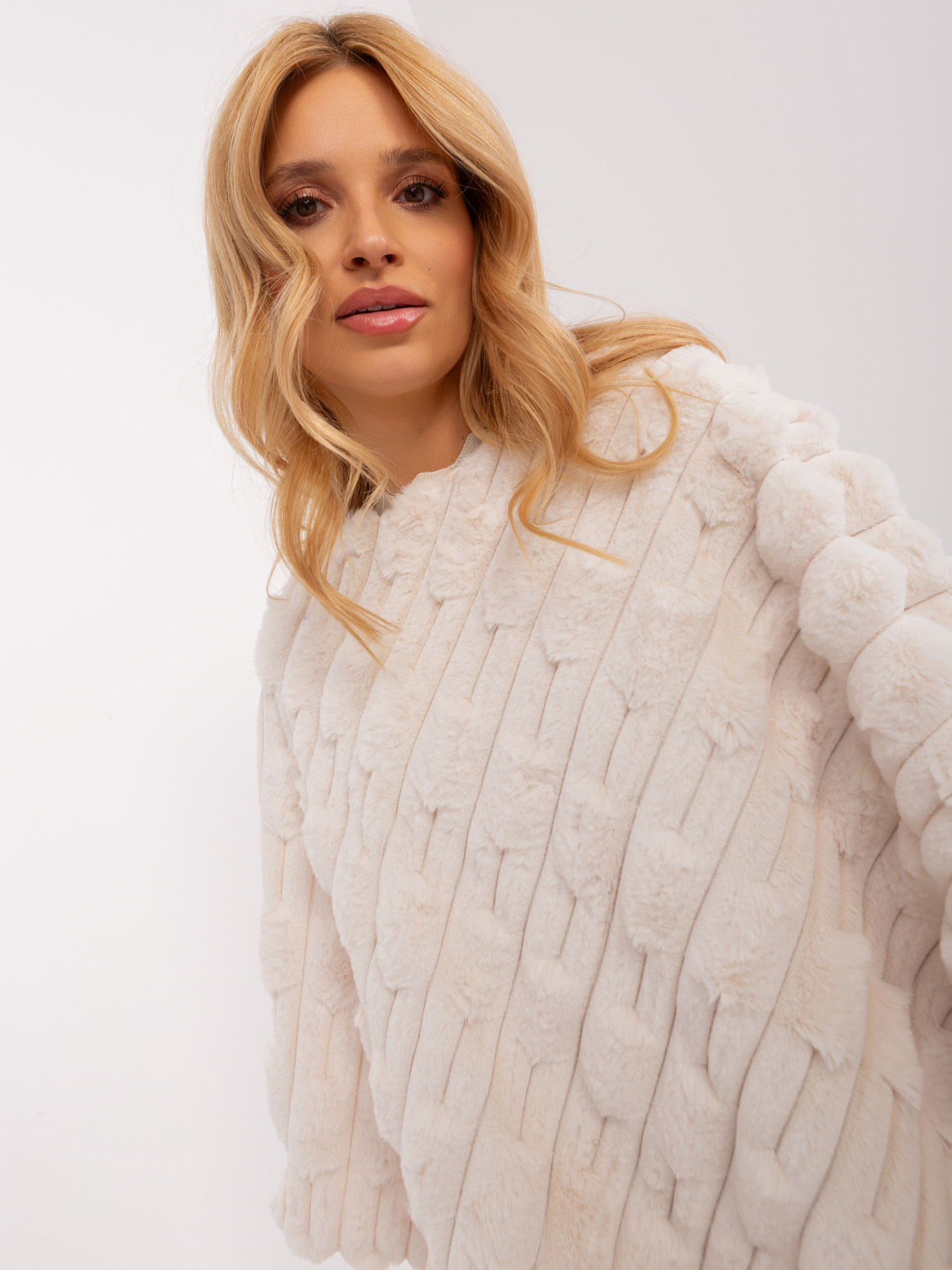 Poncho Ecru - obrazek 2