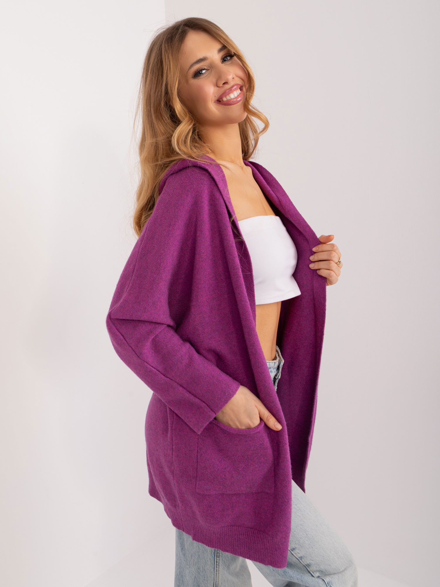 Sweter Fioletowy - obrazek 2