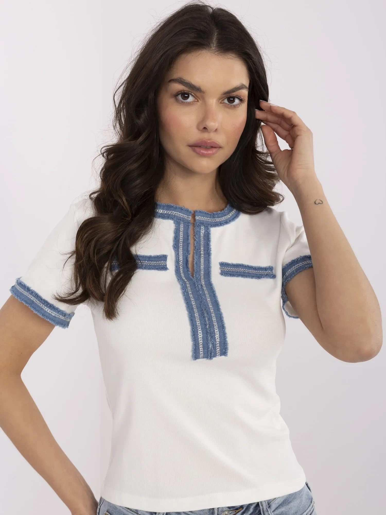 T-shirt Ecru - obrazek 2