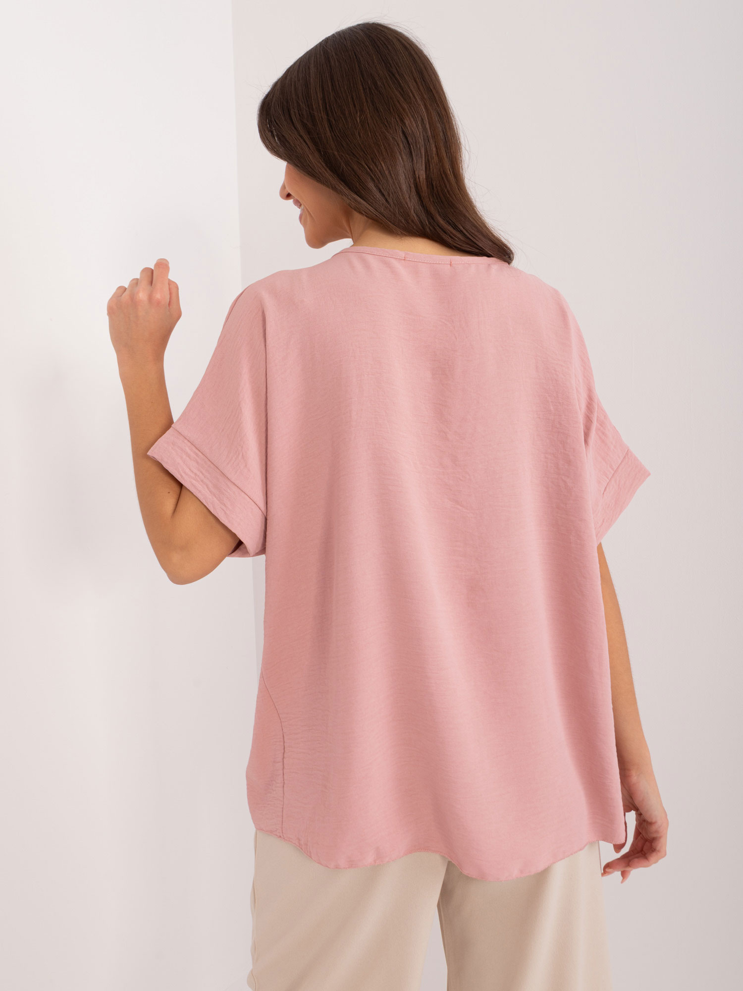 Bluzka Ciemny różowy - obrazek 2