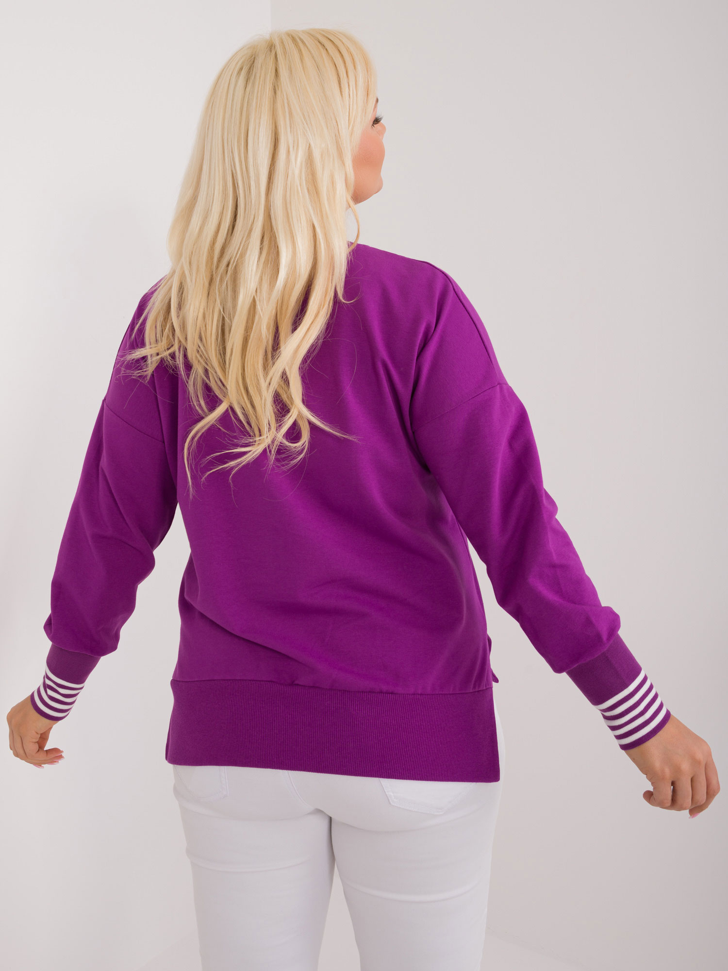 Bluzka Fioletowy - obrazek 2