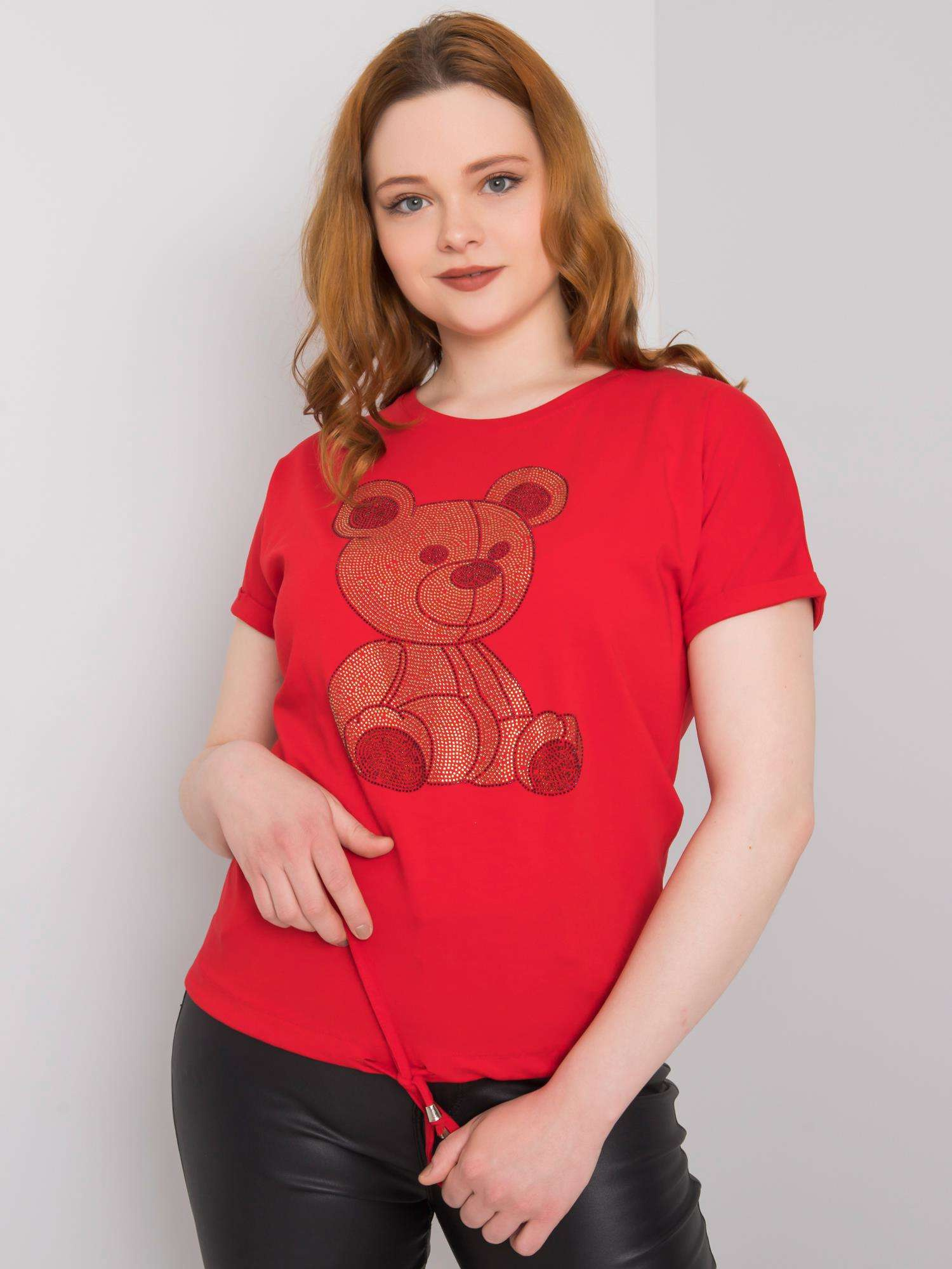 Bluzka Czerwony - obrazek 2