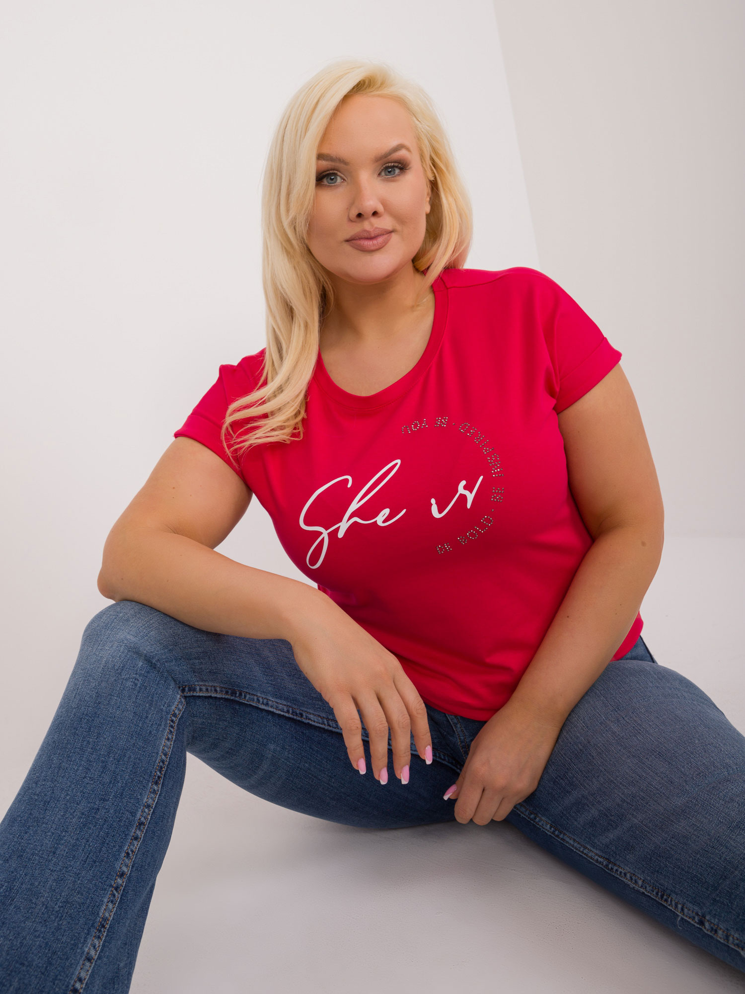 T-shirt Czerwony - obrazek 2