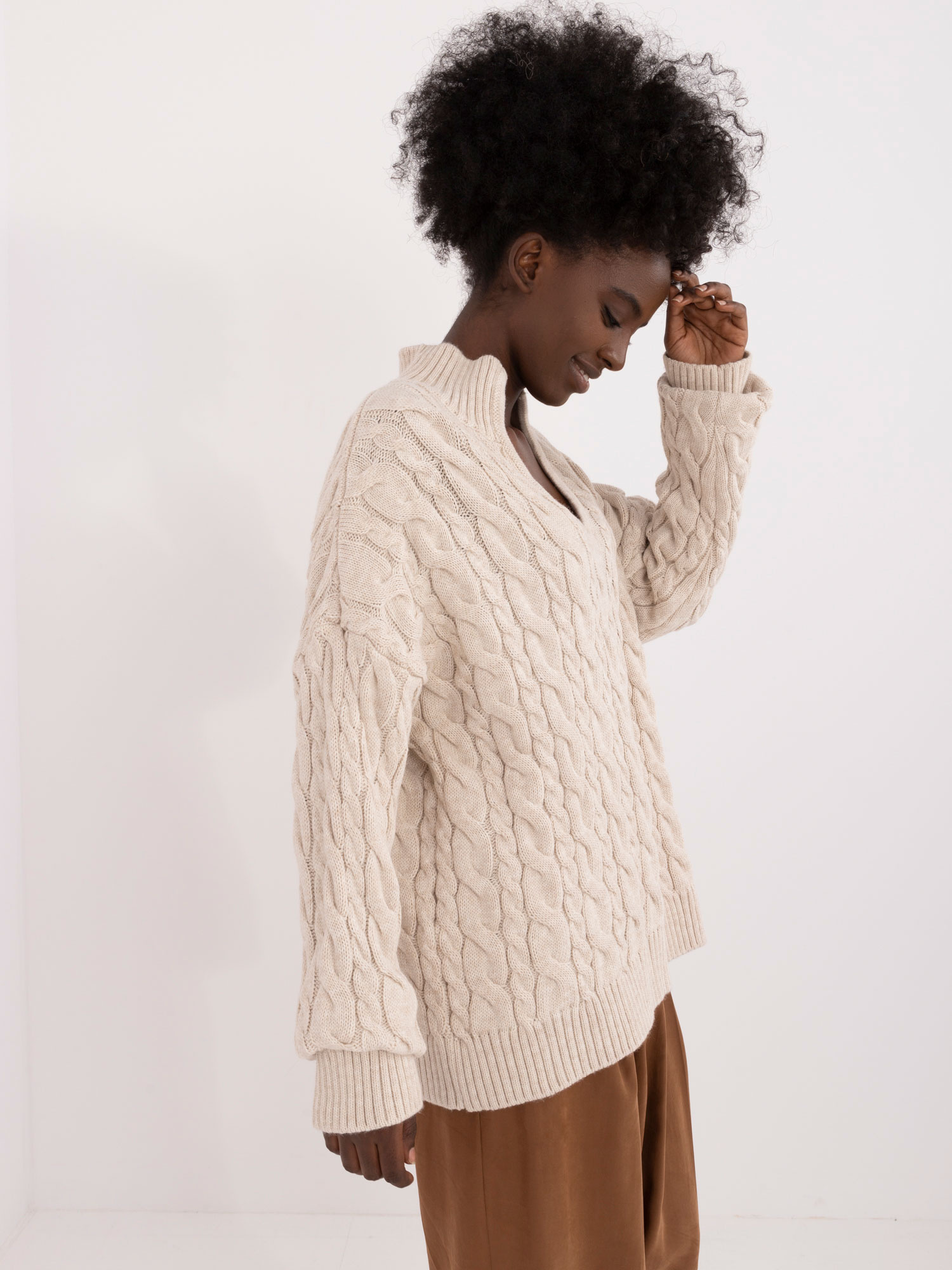 Sweter Beżowy - obrazek 2