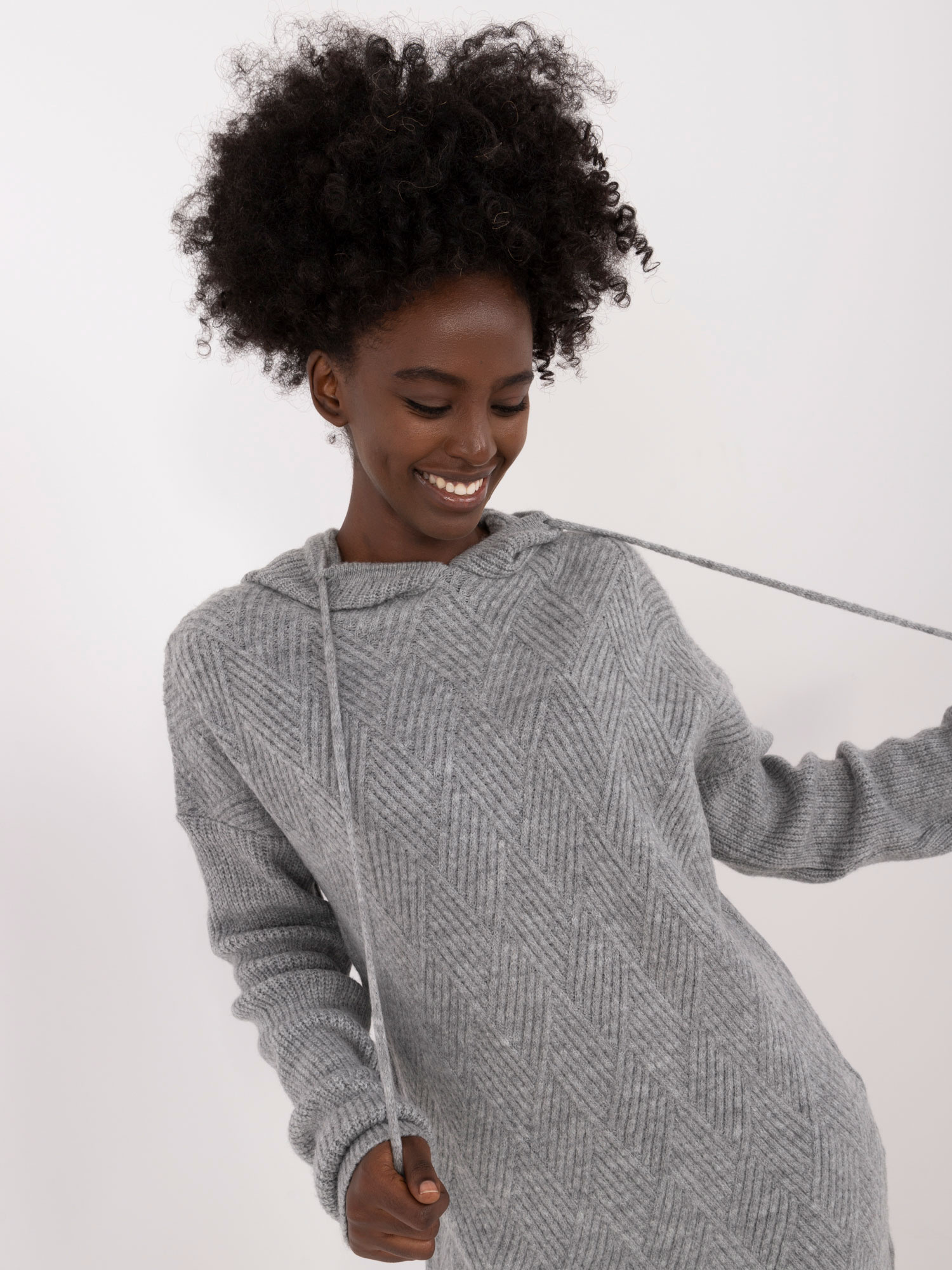 Sweter Szary - obrazek 2