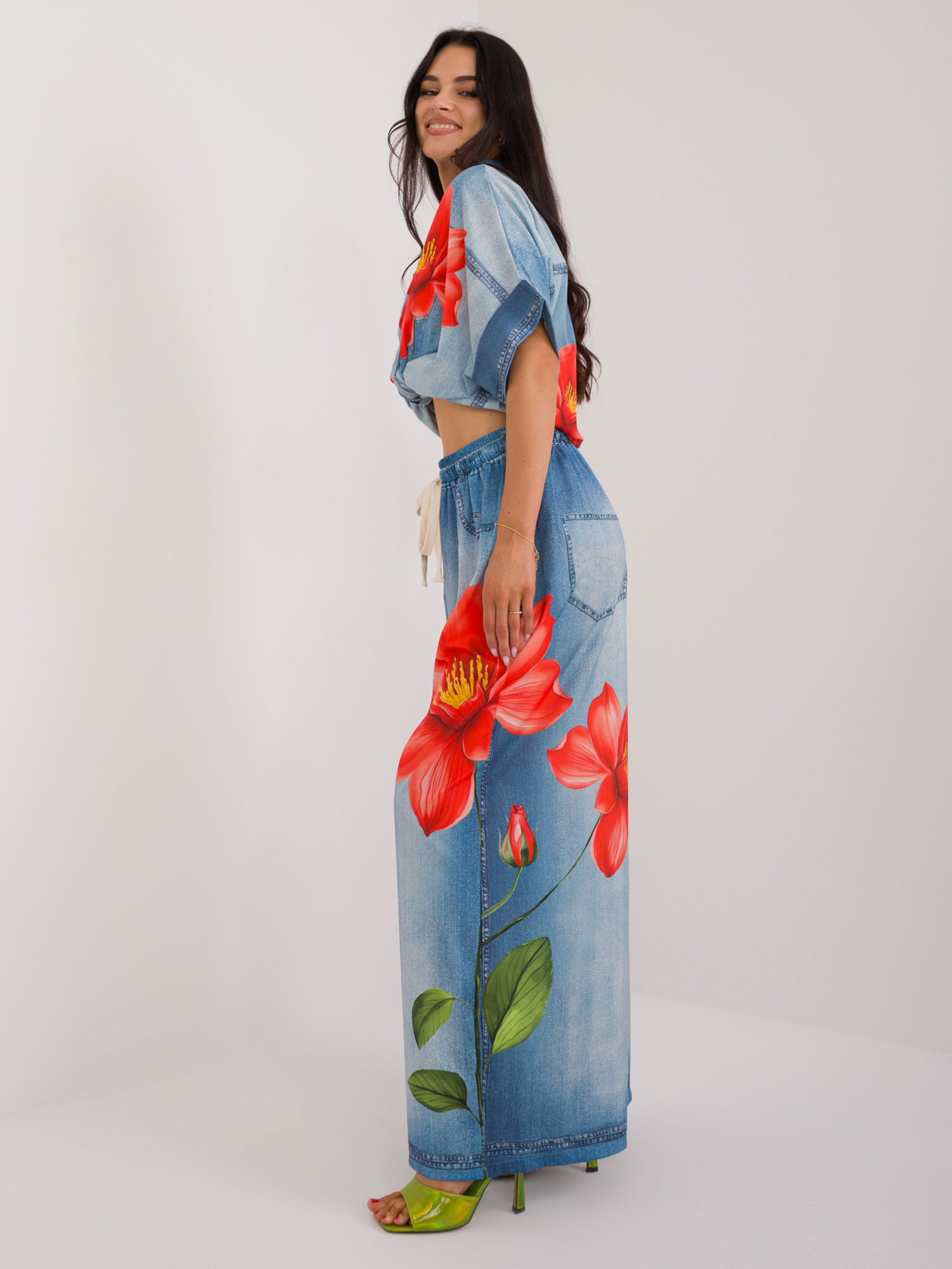 Spodnie Niebieski - obrazek 2