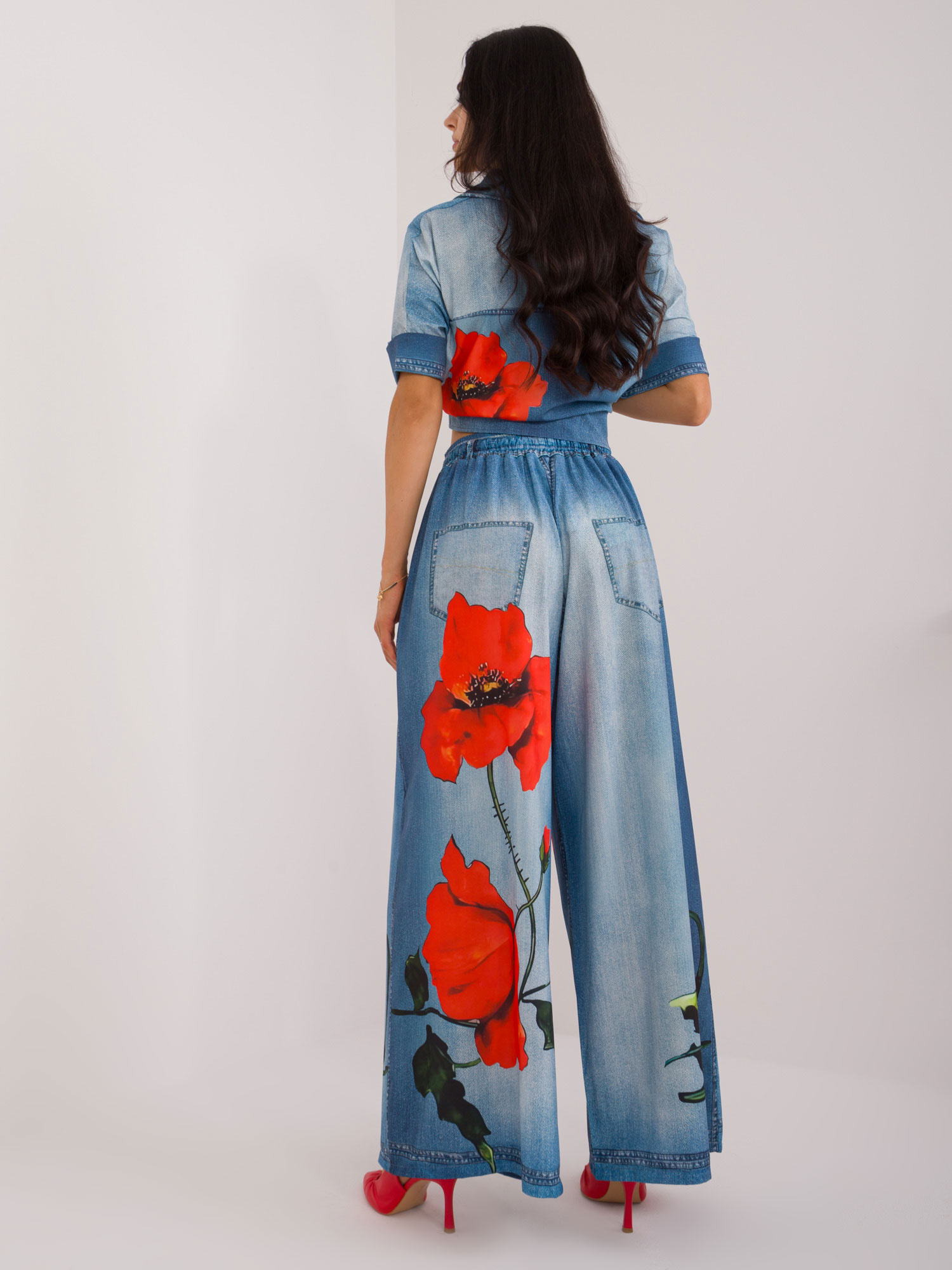 Spodnie Niebieski - obrazek 2